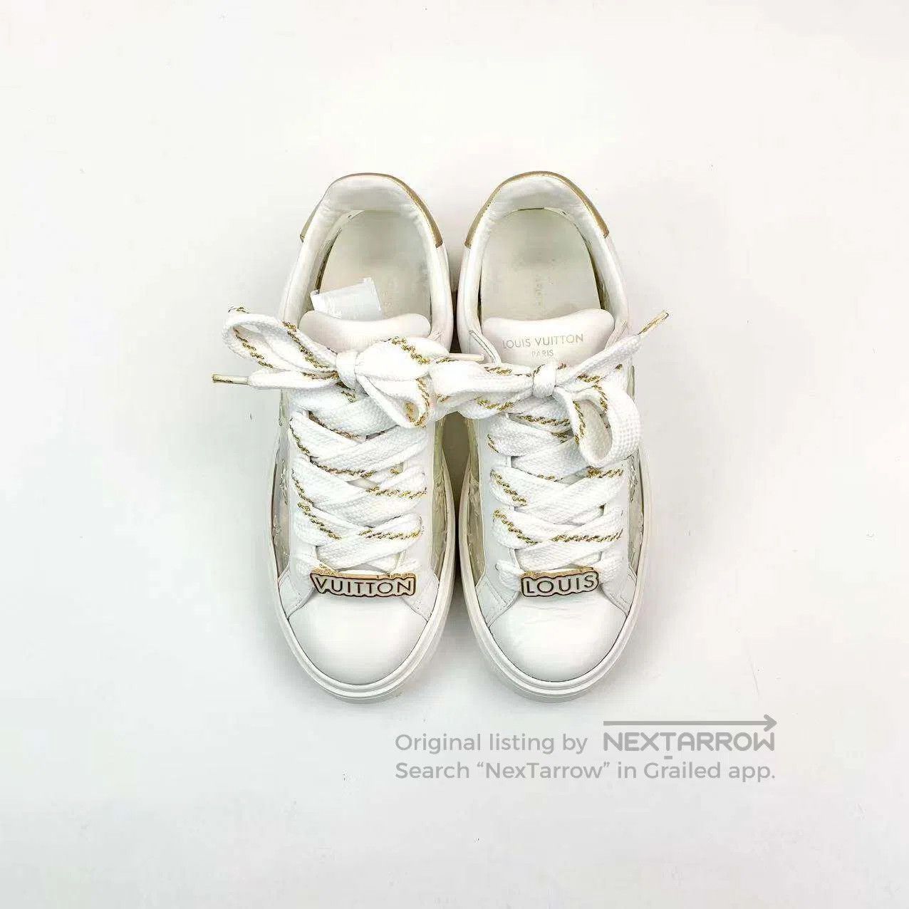 Louis Vuitton Louis Vuitton Transparent embossed logo sneakers| Size US 5.5 / IT 35.5 - 2 Thumbnail