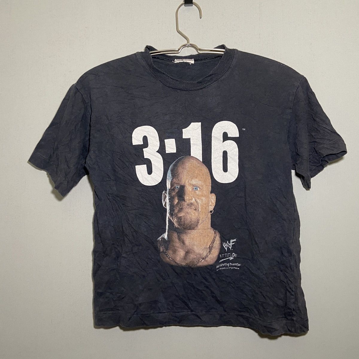 Vintage × WWF Vintage 1998 Stone Cold Steve Austin Crop Top Size M / US 6-8 / IT 42-44 - 1 Thumbnail
