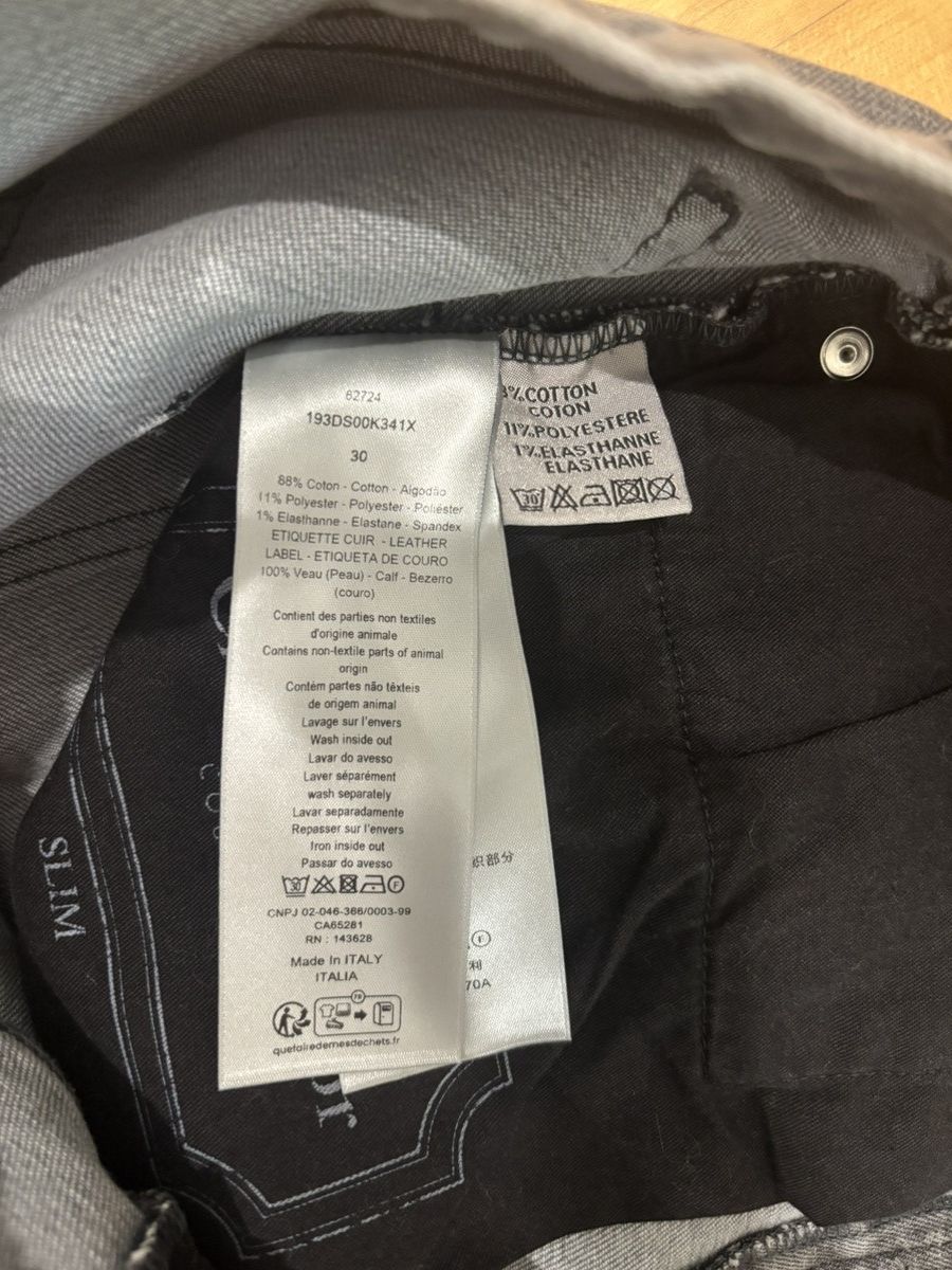 Dior Long Slim-fit Dior denim jeans Size US 30 / EU 46 - 8 Thumbnail