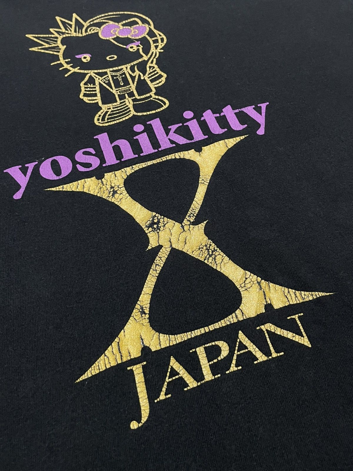 Anime × Band Tees × Japanese Brand Yoshikitty x Japan Sanrio Band Hello Kitty Size US XXS / EU 40 - 5 Thumbnail