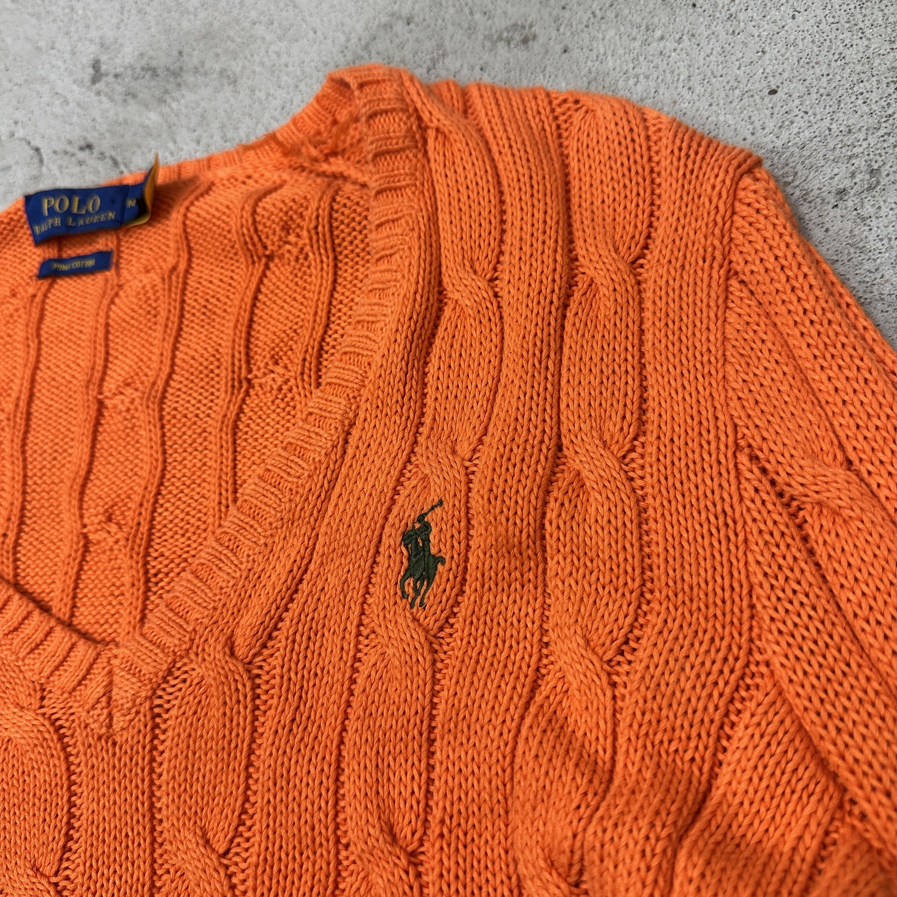 Polo Ralph Lauren Vintage Cable Knitted Polo Ralph Lauren Sweater 00s Size M / US 6-8 / IT 42-44 - 3 Thumbnail