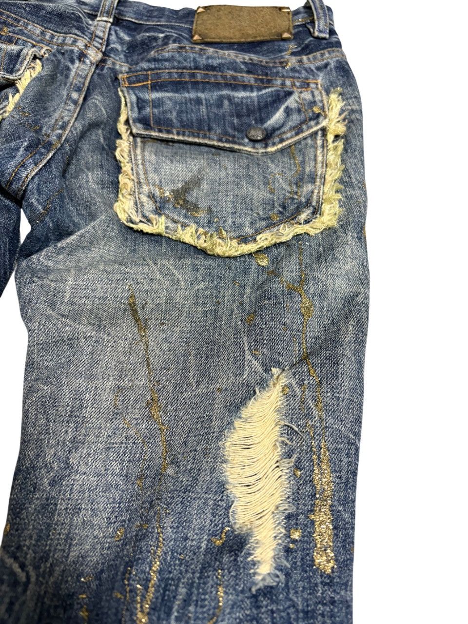 If Six Was Nine MIDAS Japanese Label Lurex Glitter Pants 00s Archive Size 30 Size US 30 / EU 46 - 4 Thumbnail
