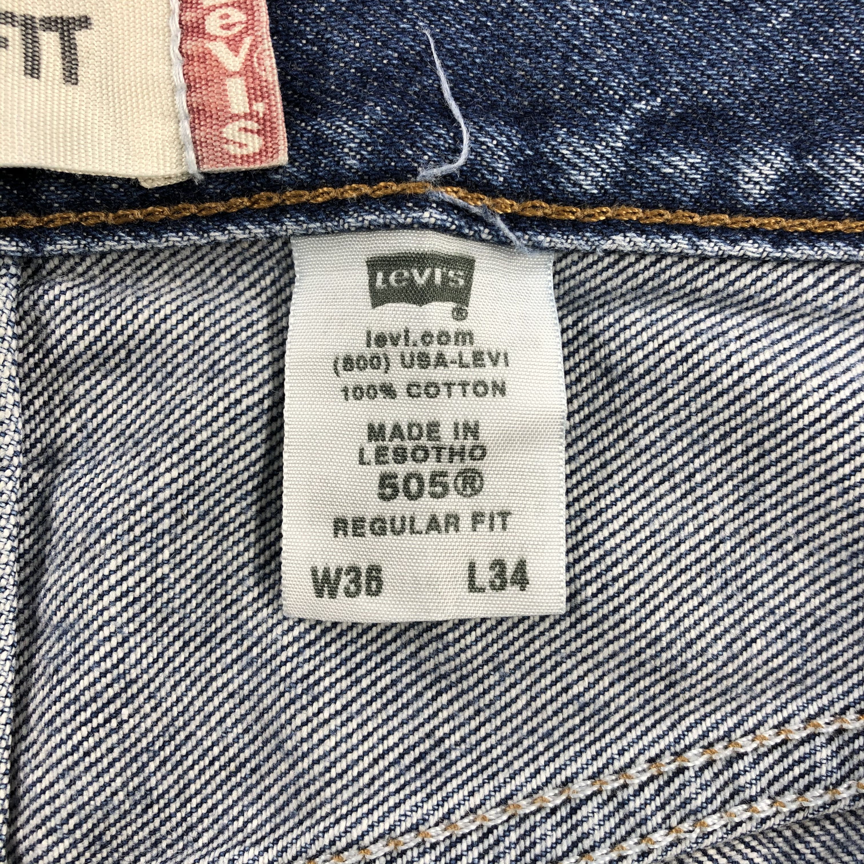 Levi's × Vintage Vintage Levis 505 Jeans-JM1366 Size US 37 - 10 Thumbnail