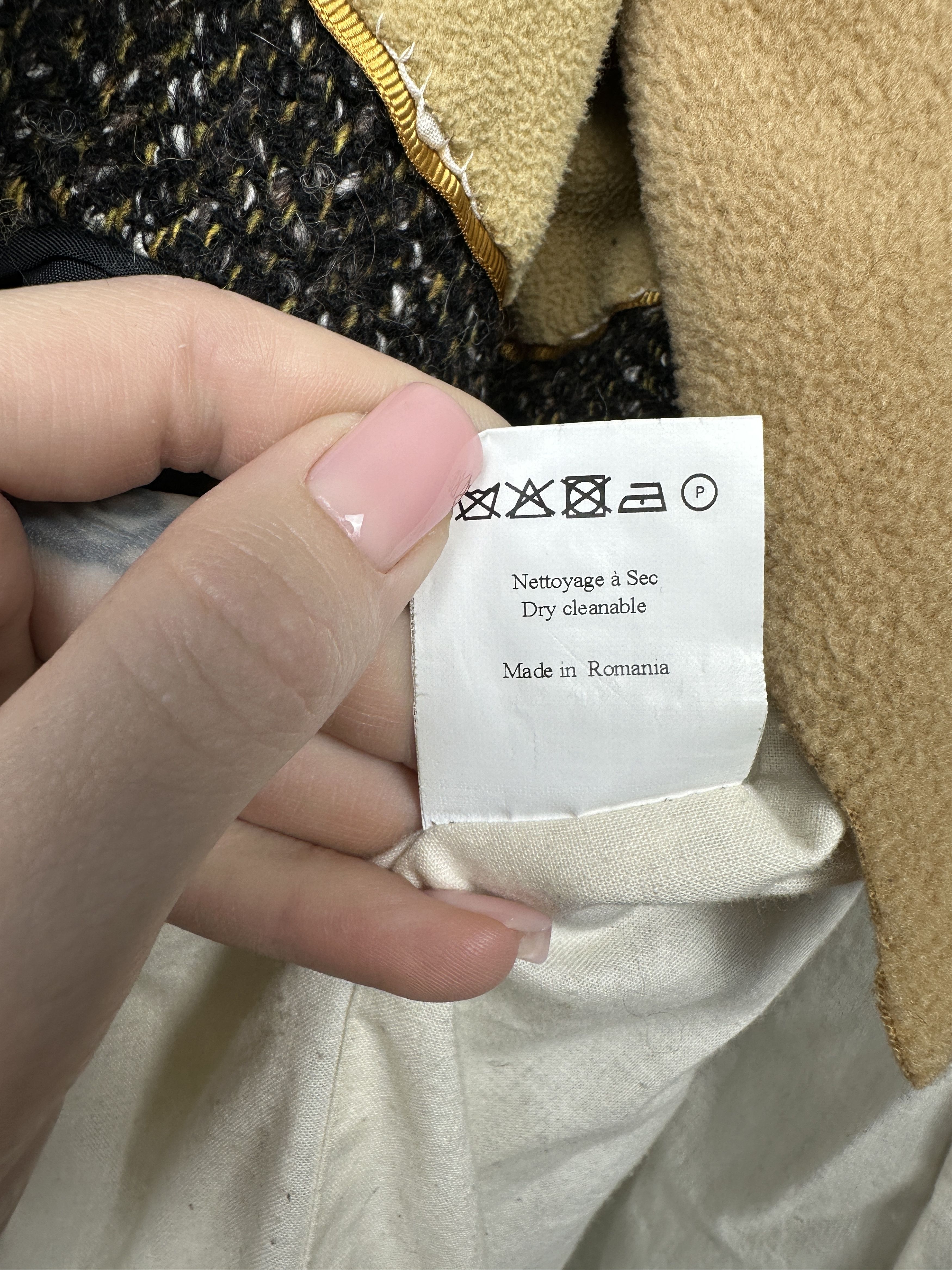 Chloe Chloe Stora Womens Wool Long Coat Made In Romania Size XL / US 12-14 / IT 48-50 - 5 Thumbnail