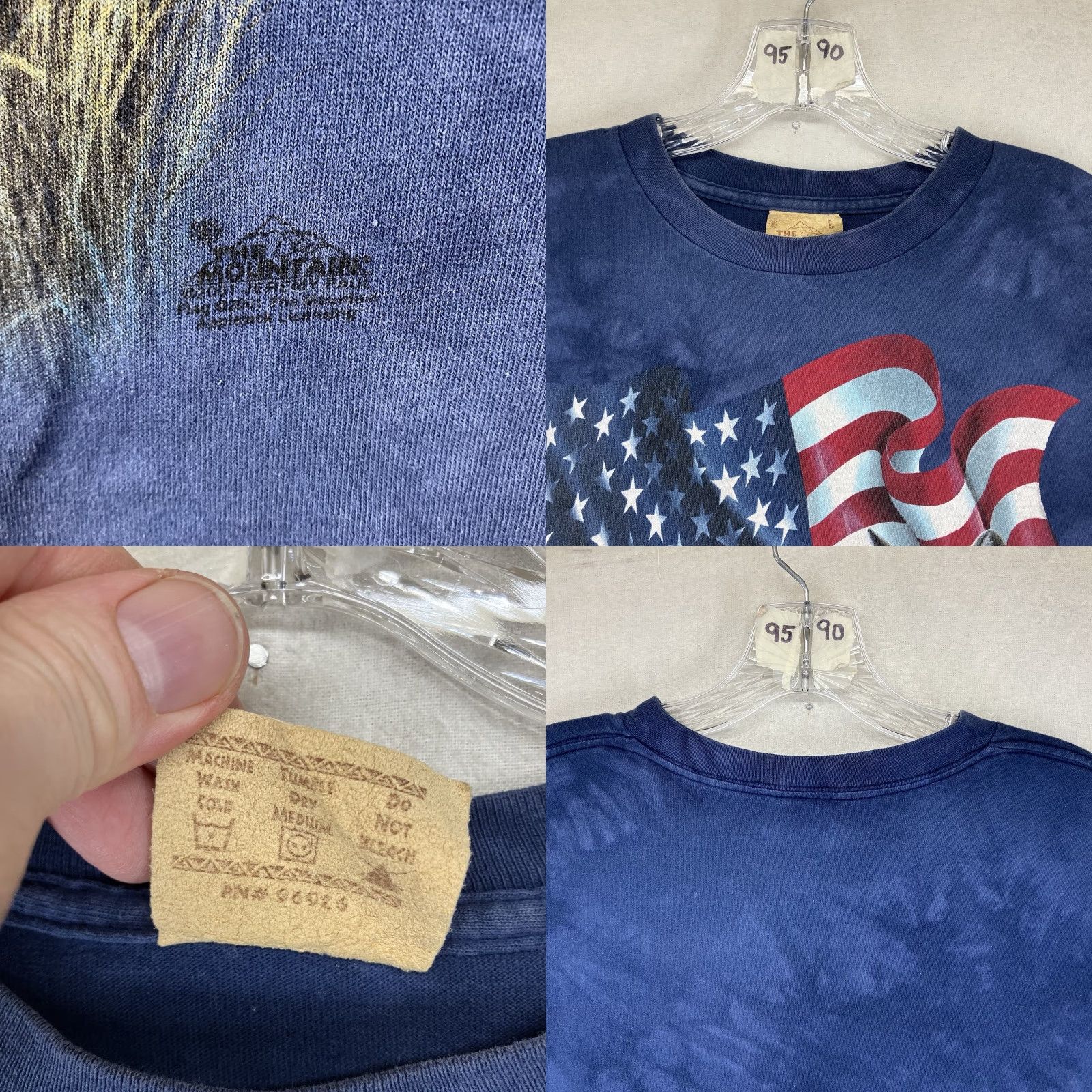 The Mountain VTG The Mountain T Shirt Mens L Blue Wolves Flag Nature Tie Dye Og Brown tag USA Shirt Mens L Blue Wolves Nature USA 2000s Size US L / EU 52-54 / 3 - 8 Thumbnail
