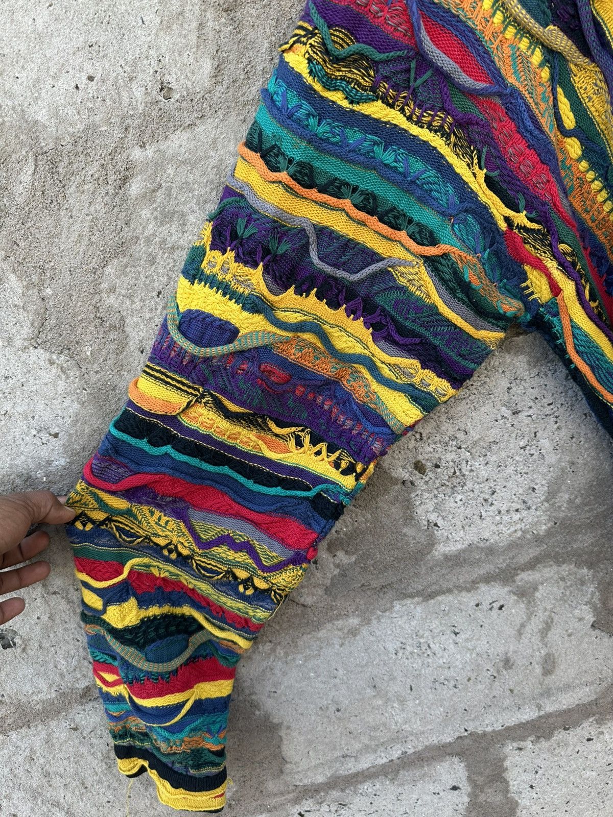 Vintage 90s Coogi 3D Knit Sweater – Made in Australia