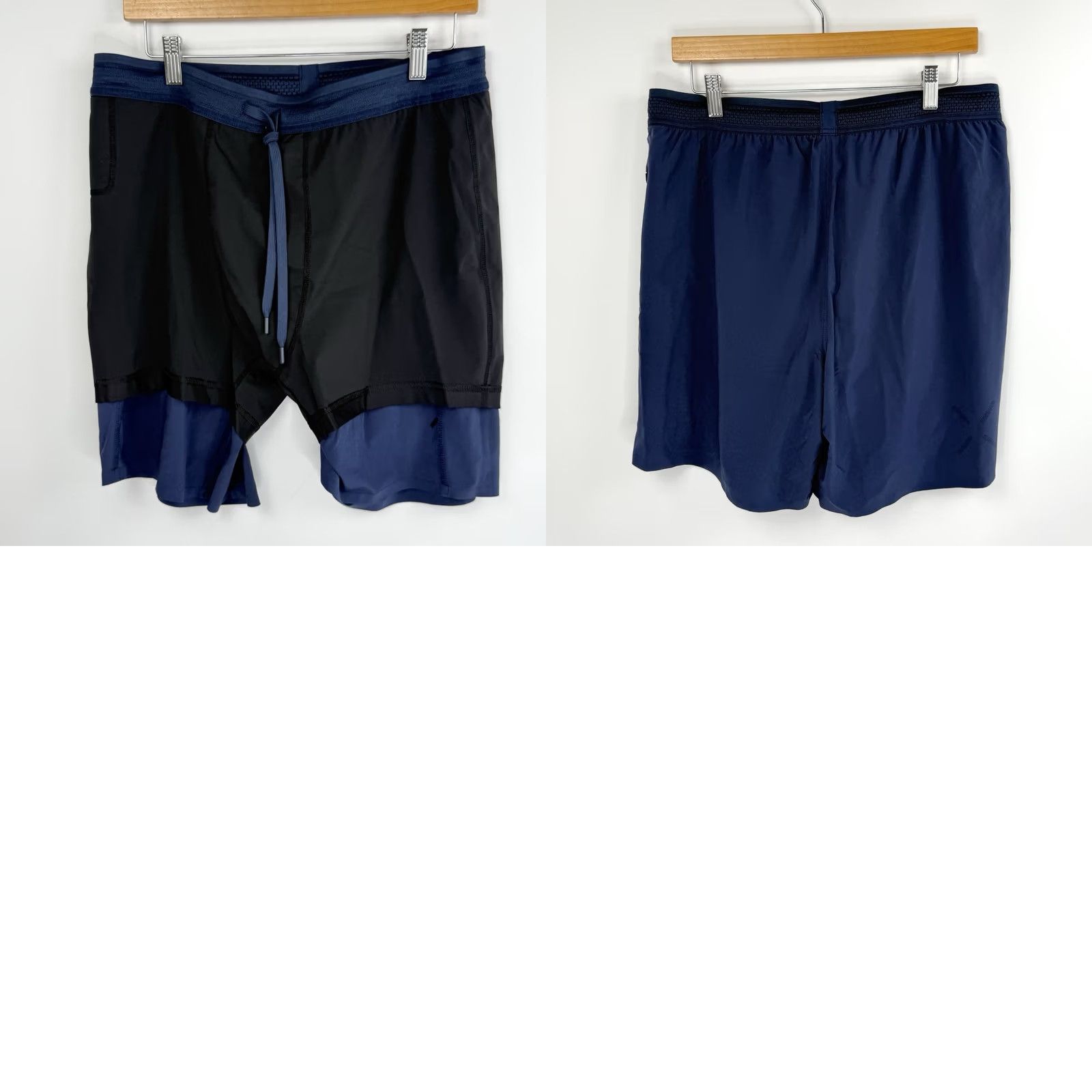 Ten Thousand Ten Thousand Interval Shorts Mens Large Blue Navy 7” Lined Performance Gym Size US 32 / EU 48 - 9 Thumbnail