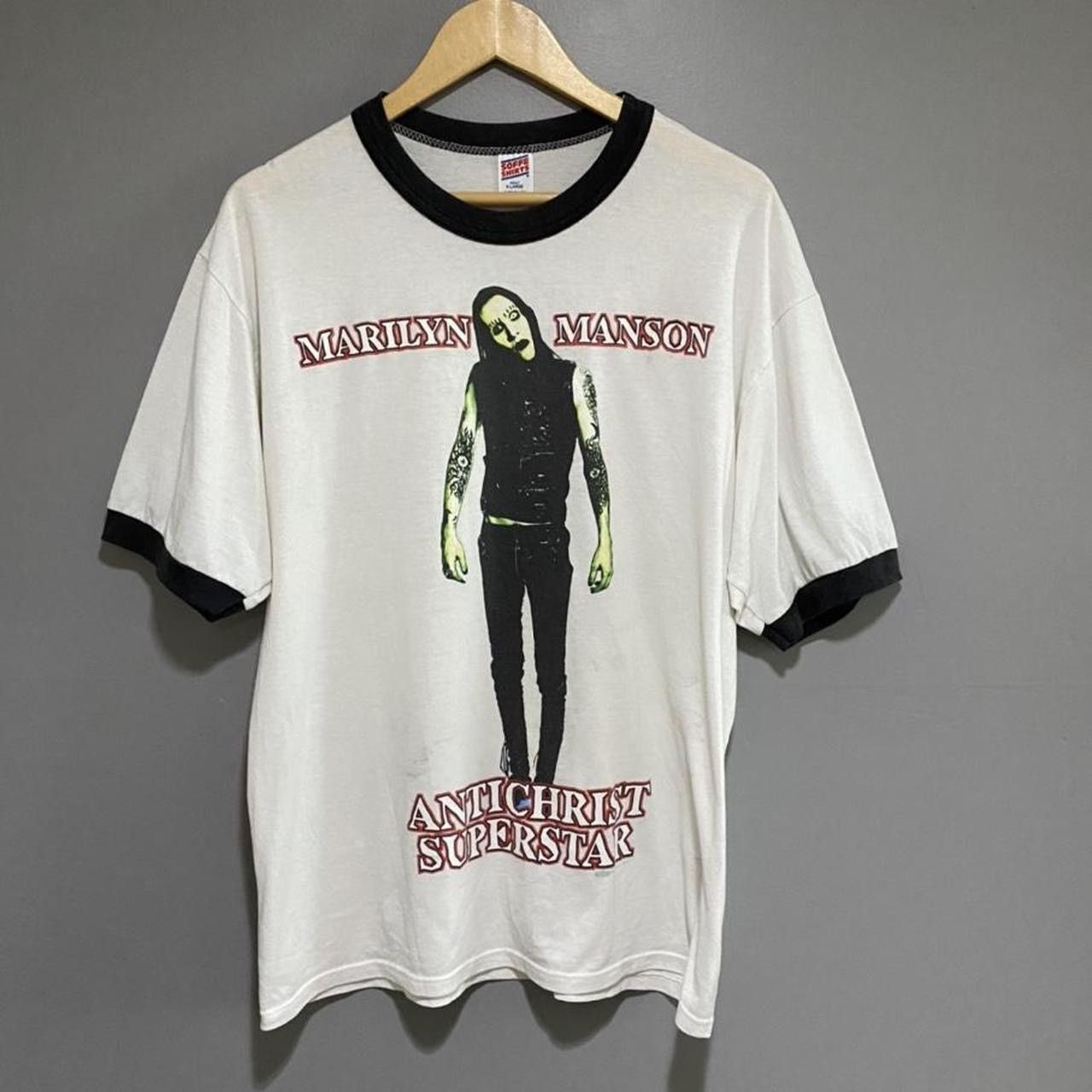 Vintage Marilyn Manson Vintage 90’s 90s nineties band tee Size US XL / EU 56 / 4 - 1 Thumbnail