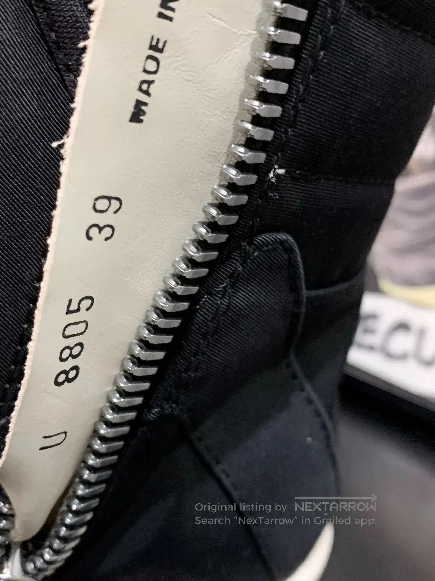 Rick Owens Drkshdw Rick Owens DRKSHDW High-Top Zipper Boots. Size US 6 / EU 39 - 9 Thumbnail