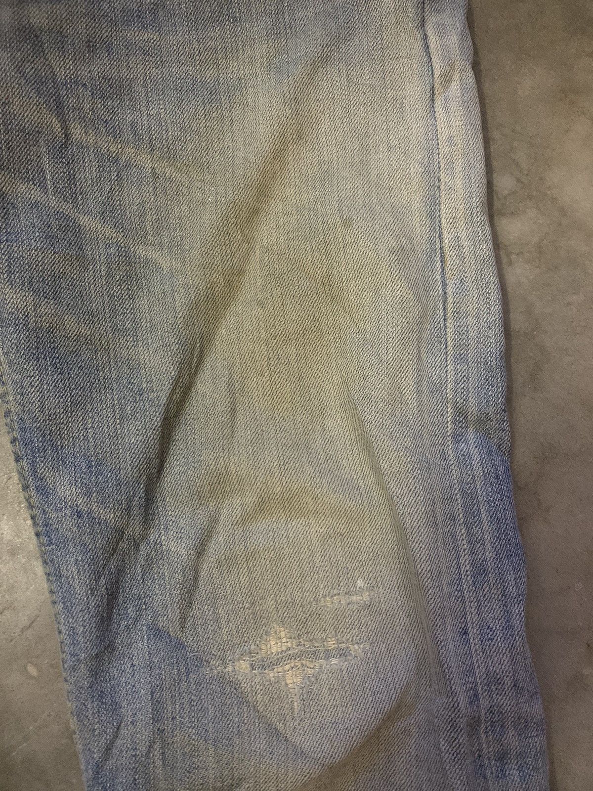 Ego Tripping × Japanese Brand × Vintage Ego Tripping Selvedge Flare Denim Jeans Size US 32 / EU 48 - 4 Thumbnail