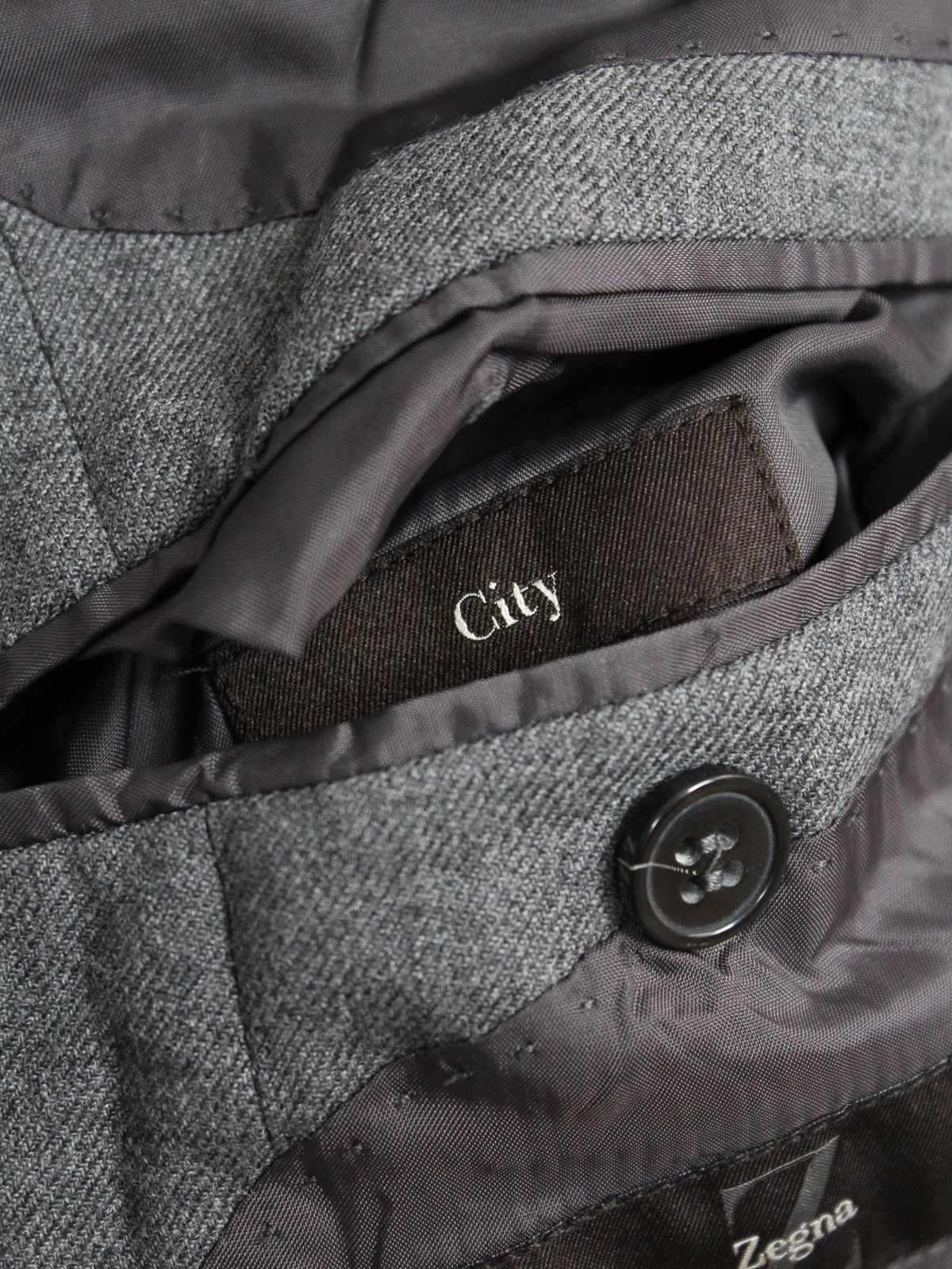 Ermenegildo Zegna × Z Zegna Ermenegildo Zegna Mens Grey City Blazer 52R Size 52R - 7 Thumbnail