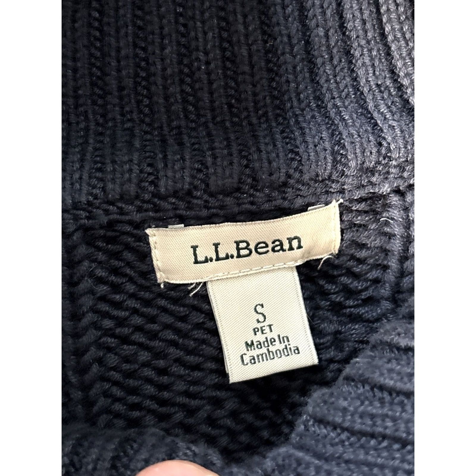Vintage VINTAGE LL Bean Turtleneck Sweater Womens Petite Small Blue 1/4 Zip Chunky Knit Pullover Womens XS? Size S / US 4 / IT 40 - 4 Thumbnail