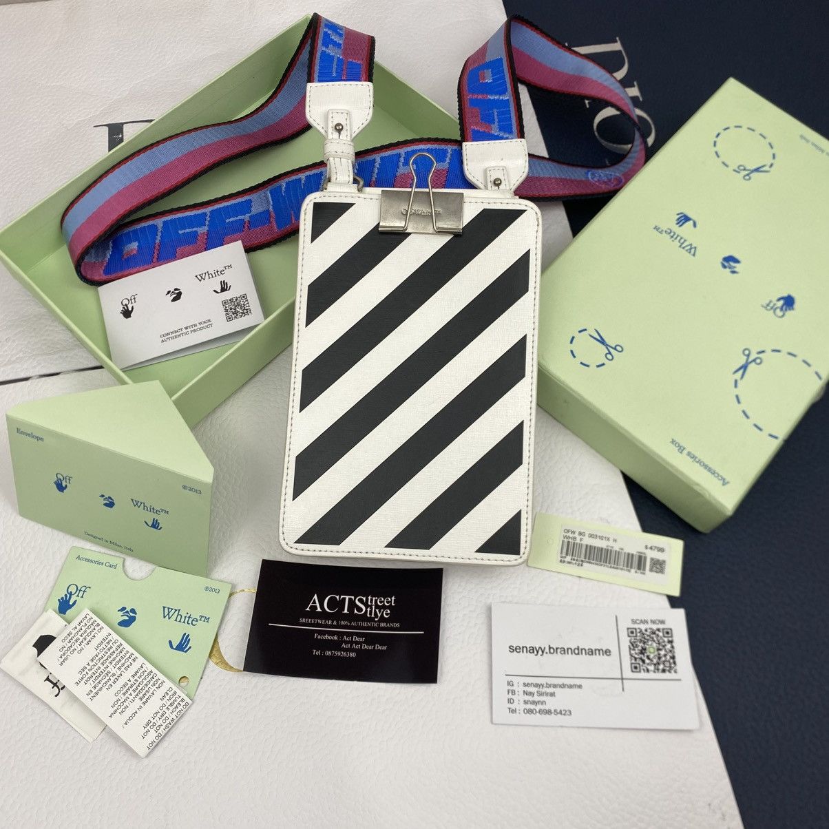 Off-White Off White Virgil Abloh Logo Crossbody Shoulder IPHONE Bag Size ONE SIZE - 1 Thumbnail