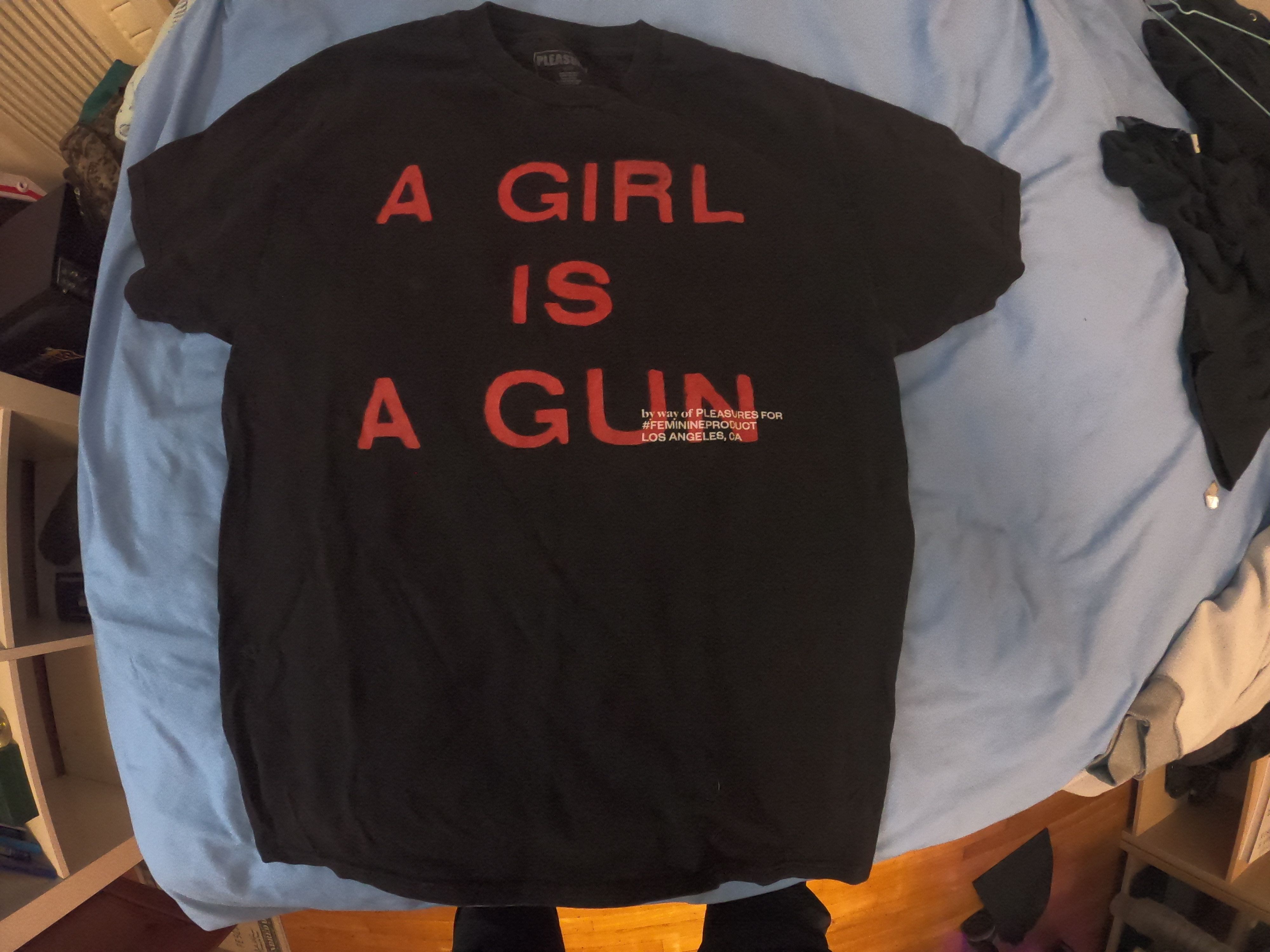 Pleasures Pleasures A Girl is a Gun T-shirt Size US L / EU 52-54 / 3 - 2 Thumbnail