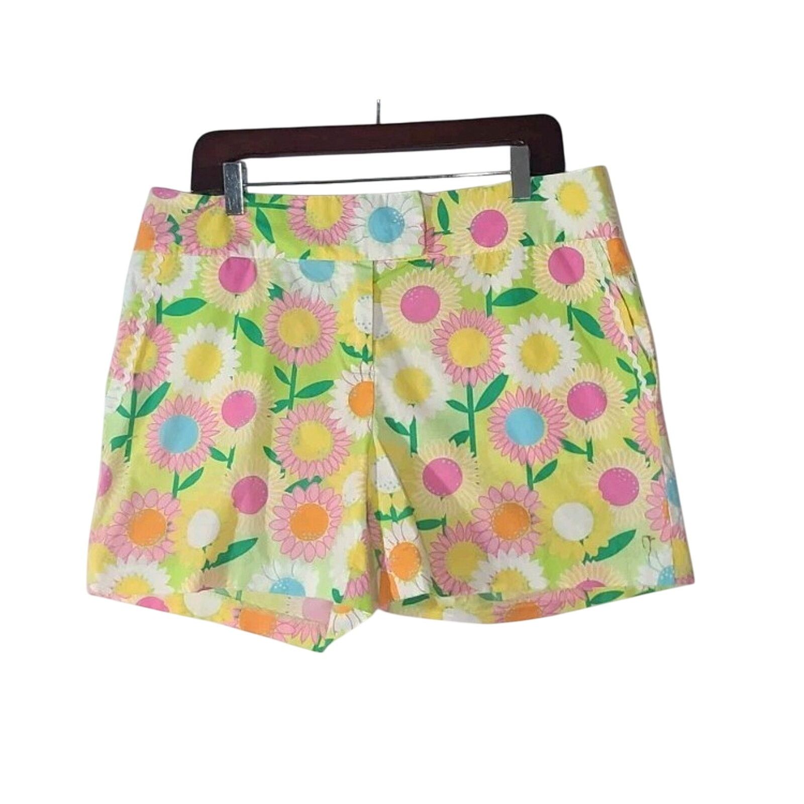 Lilly Pulitzer Vintage Lilly Pulitzer Women's Floral Shorts US 10 Mod Size 32" / US 10 / IT 46 - 1 Thumbnail