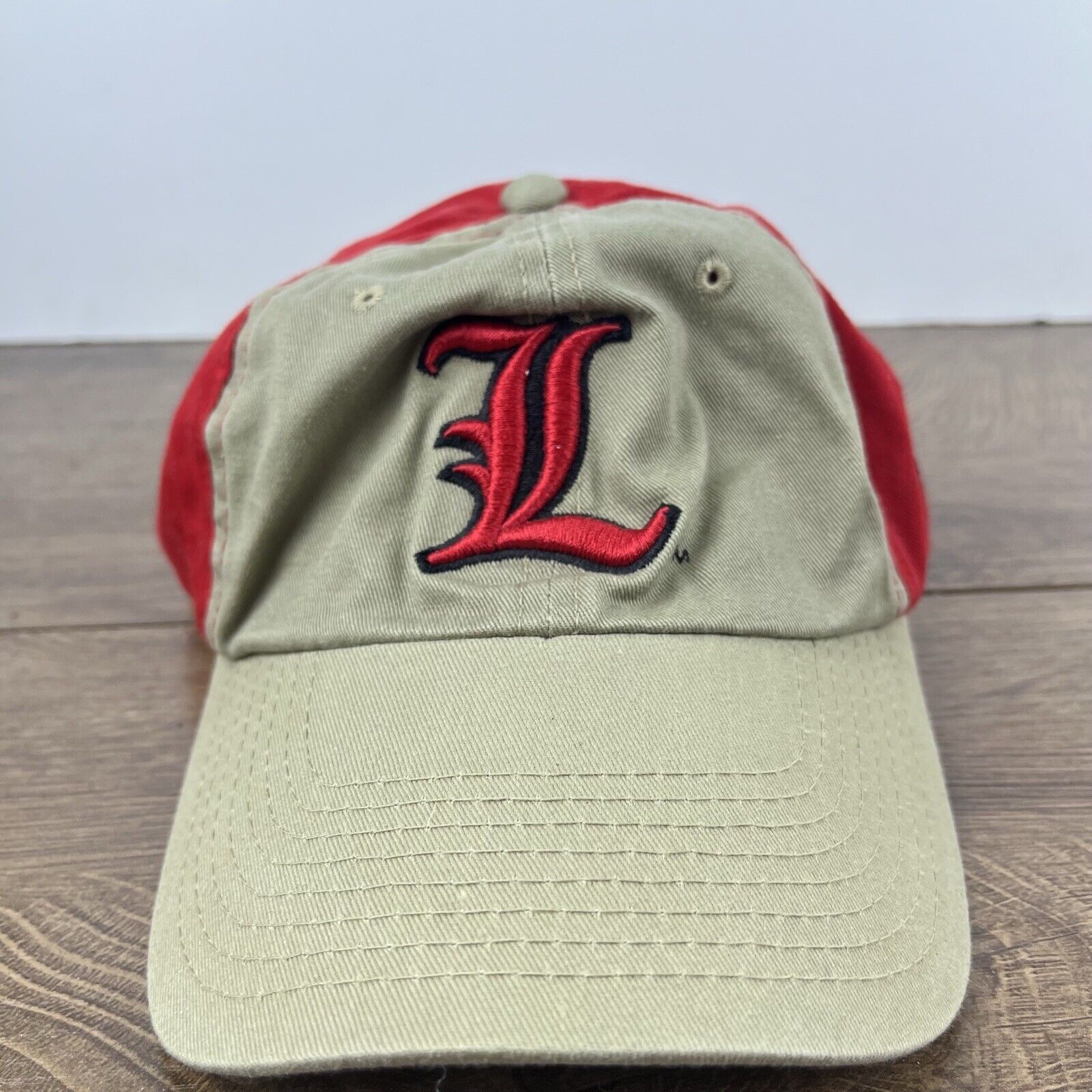 Starter Louisville Cardinals Hat Starter Hat Adjustable Hat Tan Hat Size ONE SIZE - 3 Thumbnail