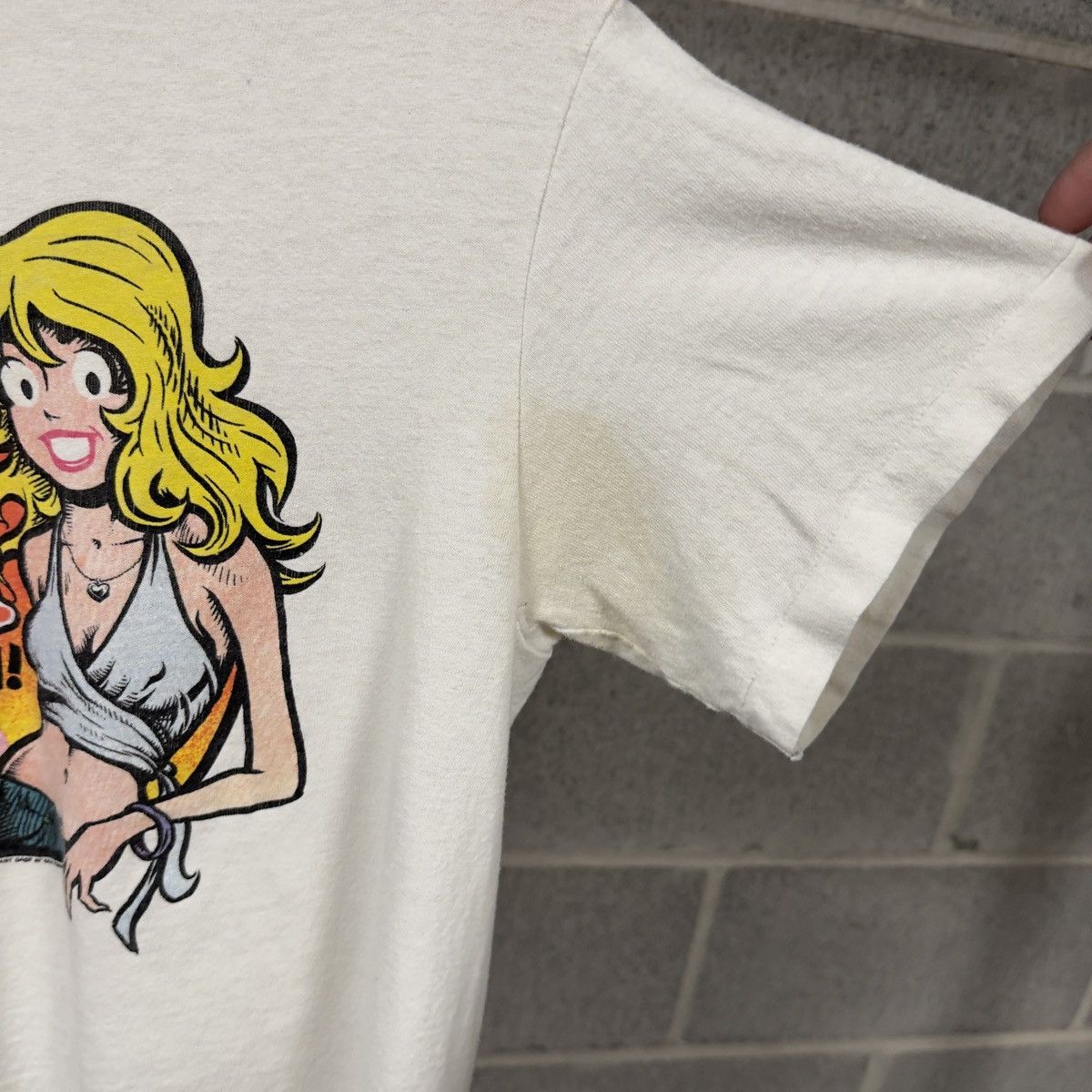 Vintage 80s Thrashed Faded Cherry Poptart Shirt ERD Grunge Pornstar Size US S / EU 44-46 / 1 - 5 Thumbnail