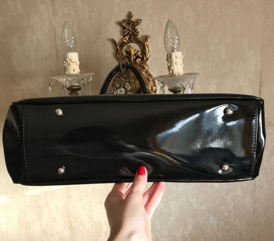 Other Vintage Armani Jeans Black Bag Handbag Size ONE SIZE - 7 Thumbnail