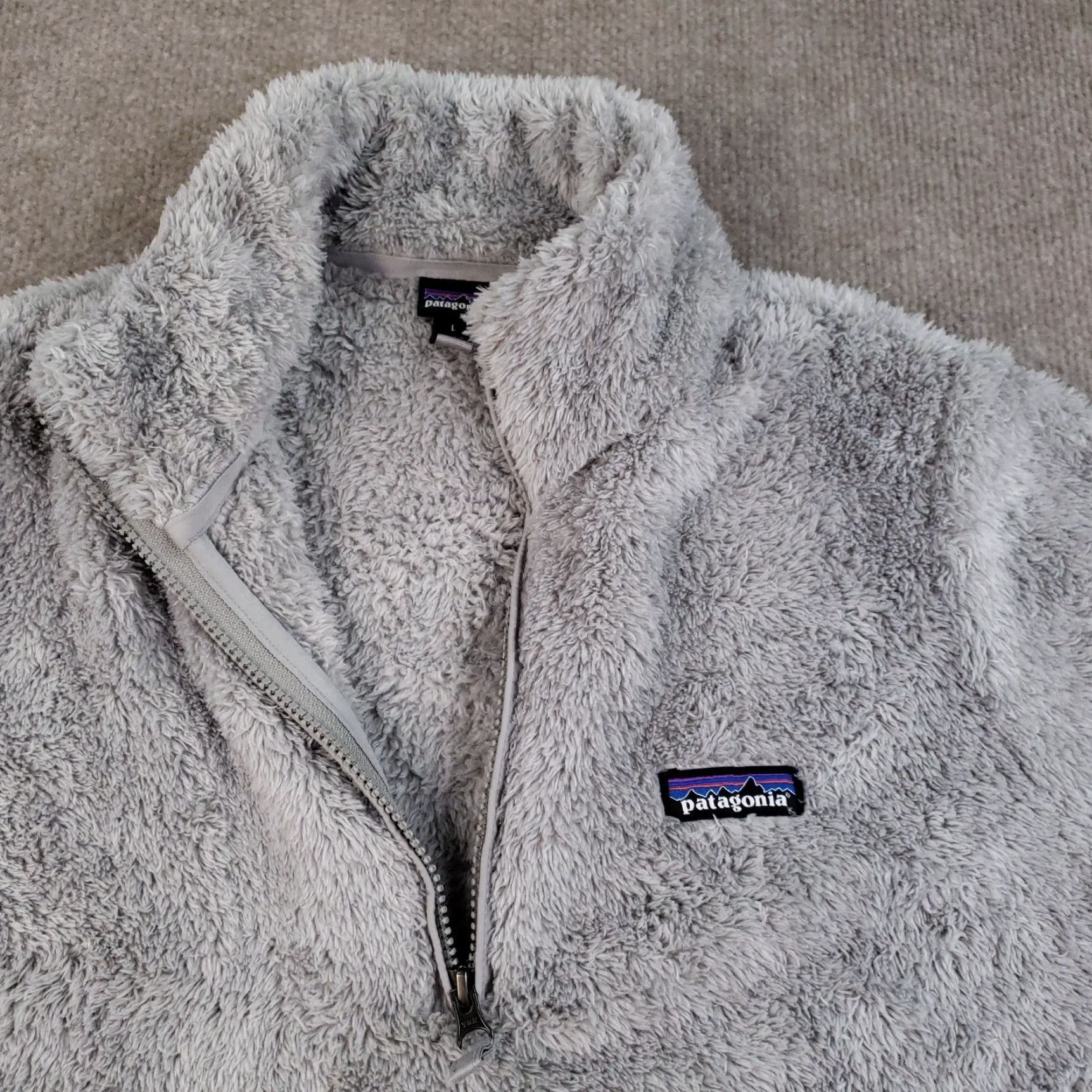 Patagonia Patagonia Los Gatos Jacket Womens Large Gray 1/4 Zip Pullover - Regular Fit, Casual Outdoor Coat Size L / US 10 / IT 46 - 6 Thumbnail