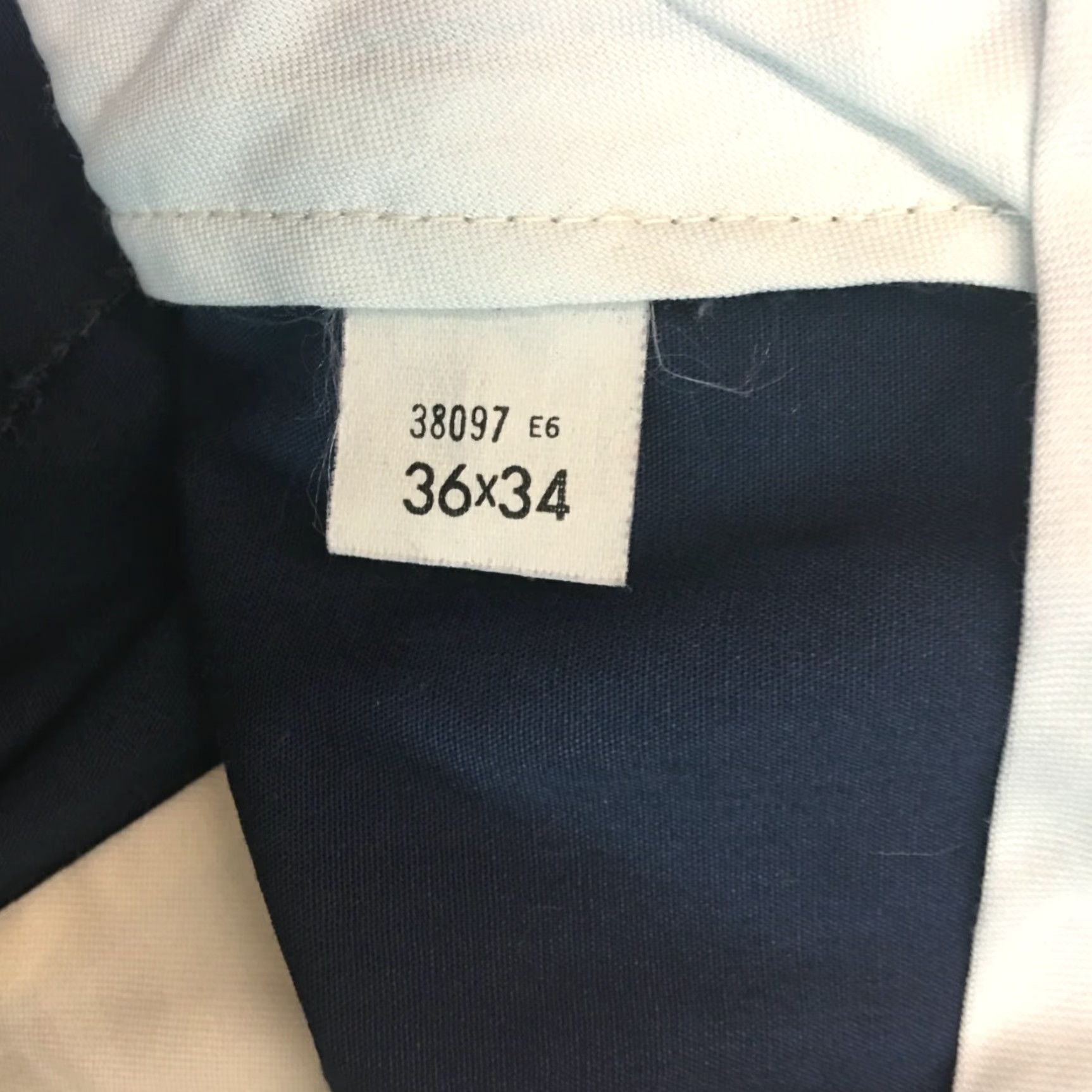 Haggar Haggar Dress Pants Navy Blue Flat Front Straight Leg 36x34 Men Regular Size 36 Blue Classic Everyday Pants Mens Size US 36 / EU 52 - 6 Thumbnail