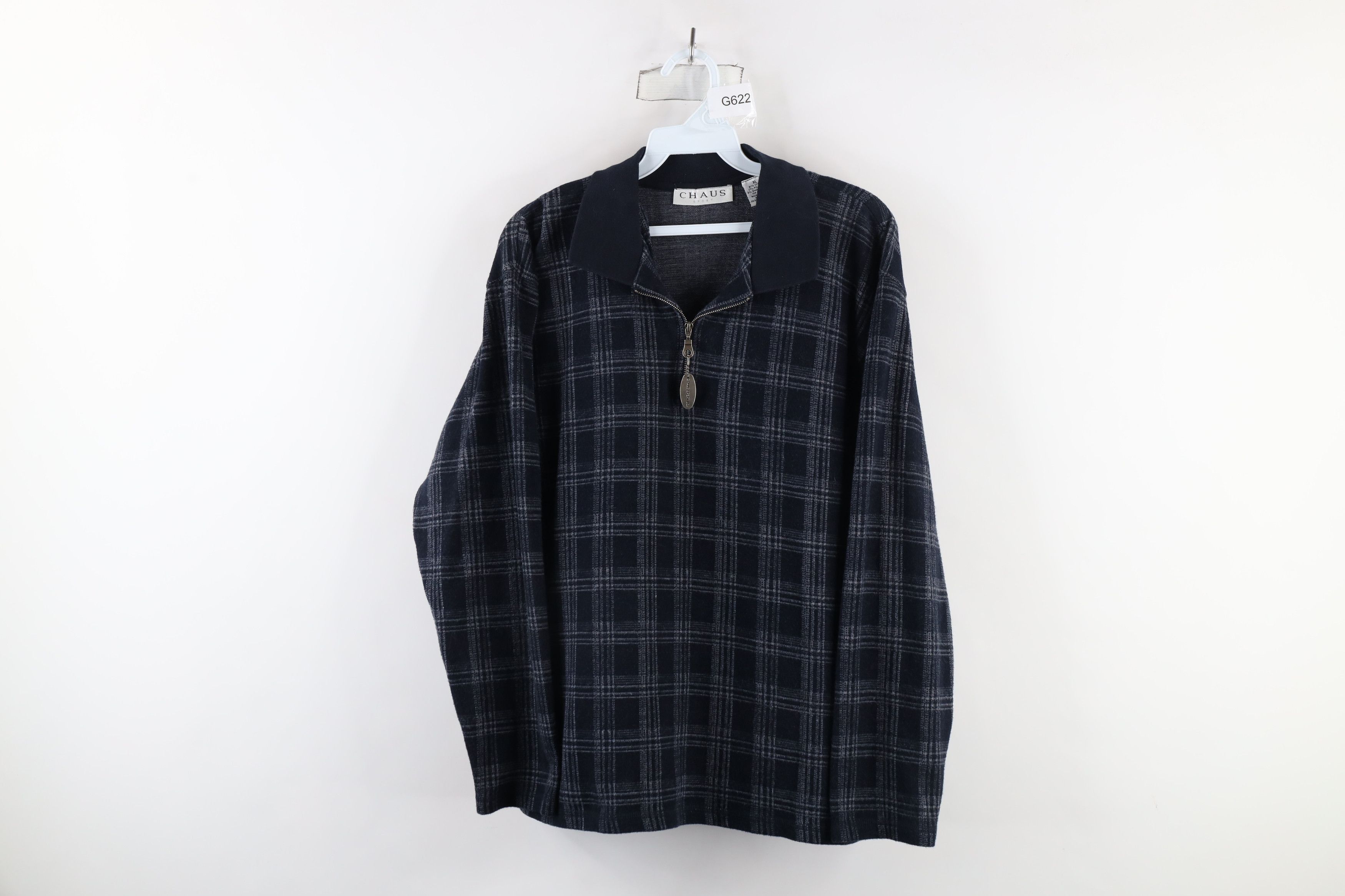 Vintage Vintage 90s Streetwear Half Zip Long Sleeve Rugby Polo Size XL / US 12-14 / IT 48-50 - 1 Thumbnail