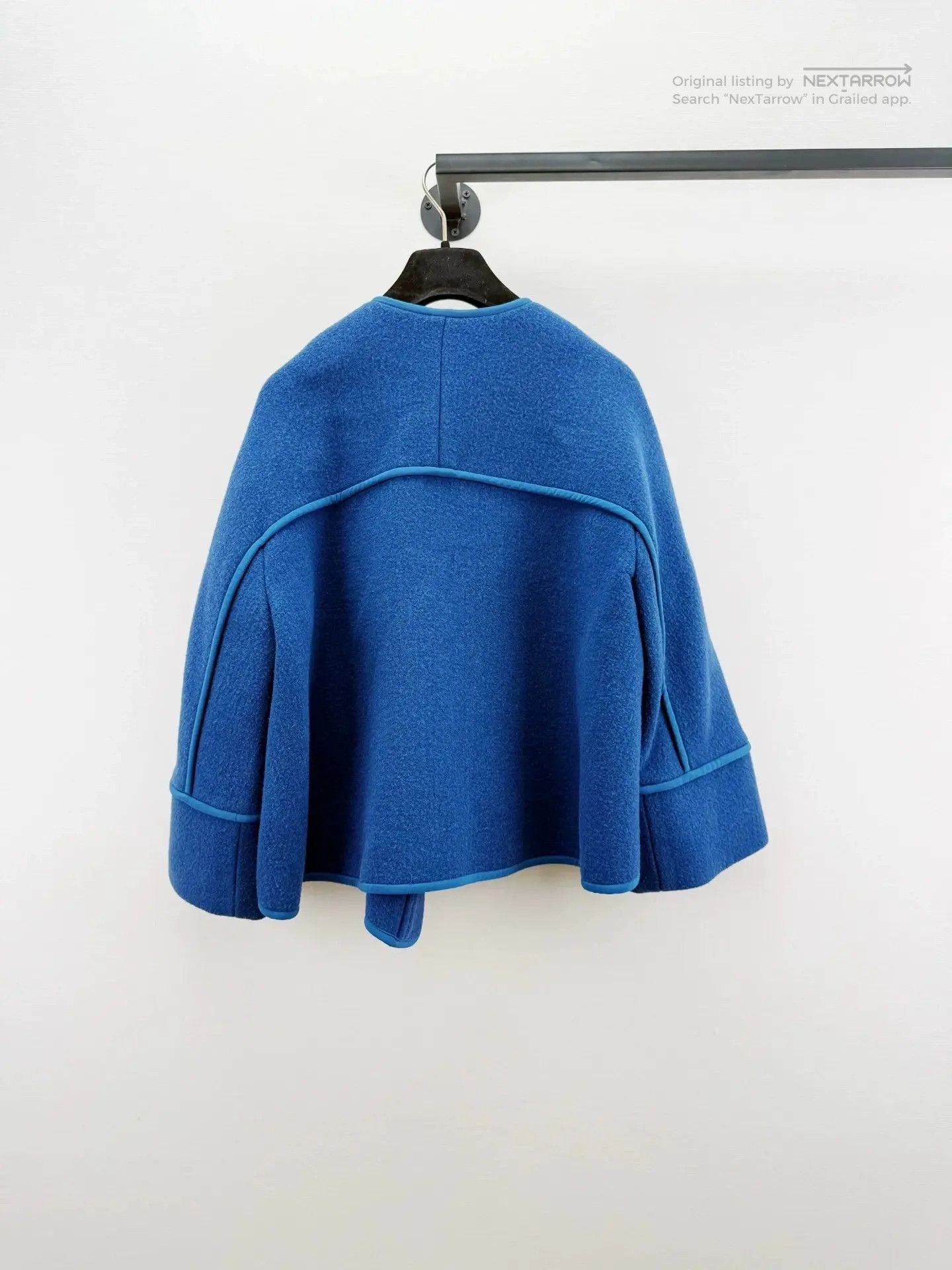 Chloe Wool Jacket Size 36, 122cm Bust, 54cm Length in Blue, Women's (Size Xs) — image 4 of 6