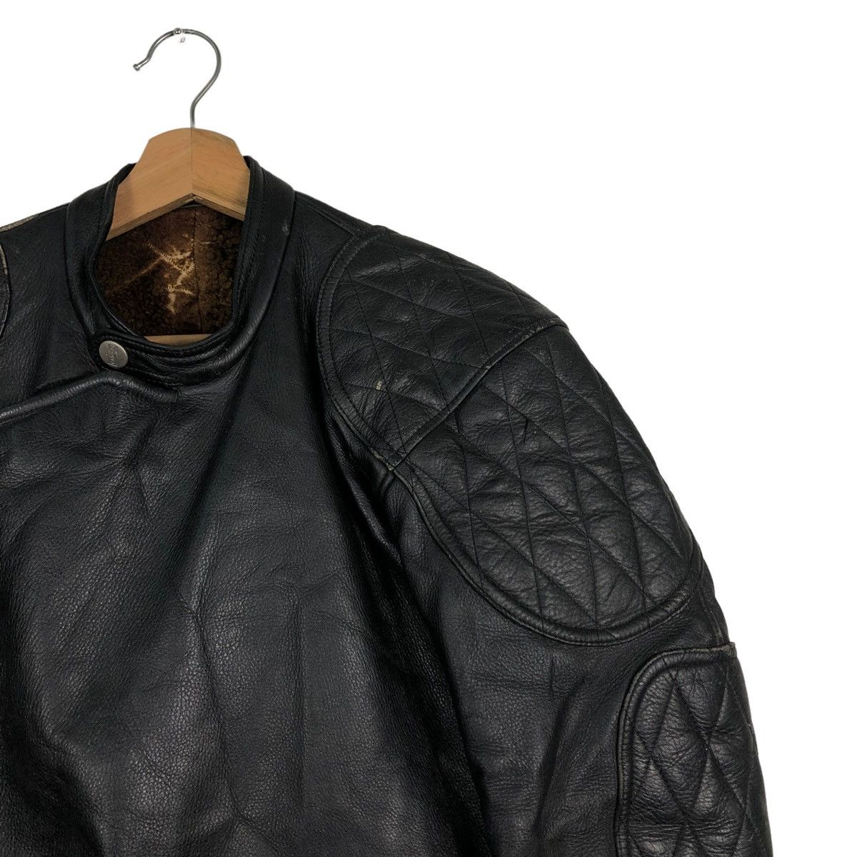 Kadoya 🔥90’s VINTAGE BIKER RACER LEATHER JACKET KADOYA JAPAN Size US M / EU 48-50 / 2 - 3 Thumbnail