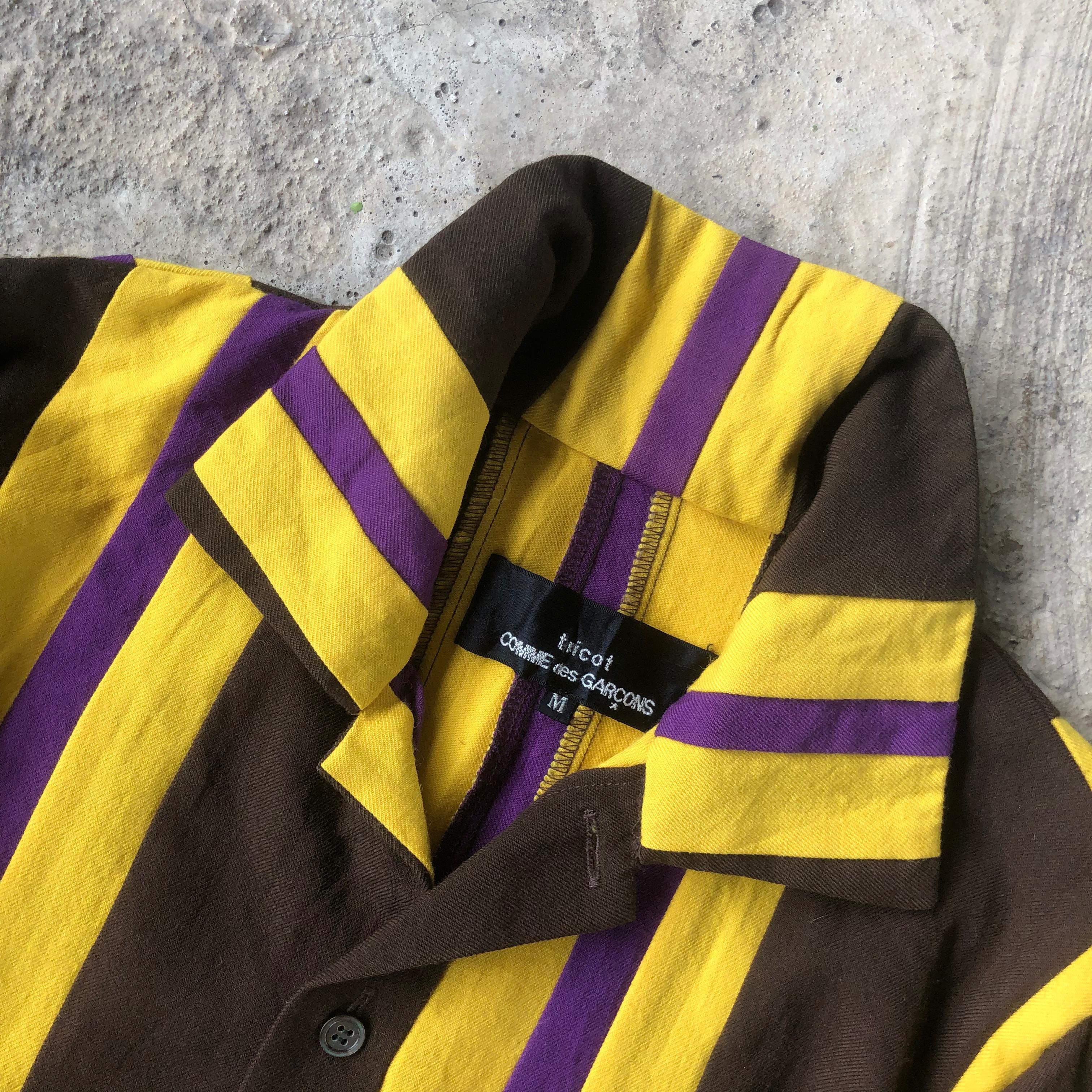 Comme des Garcons 1990s Comme des Garcons Multi colour Wool Shirt Size US XS / EU 42 / 0 - 2 Thumbnail
