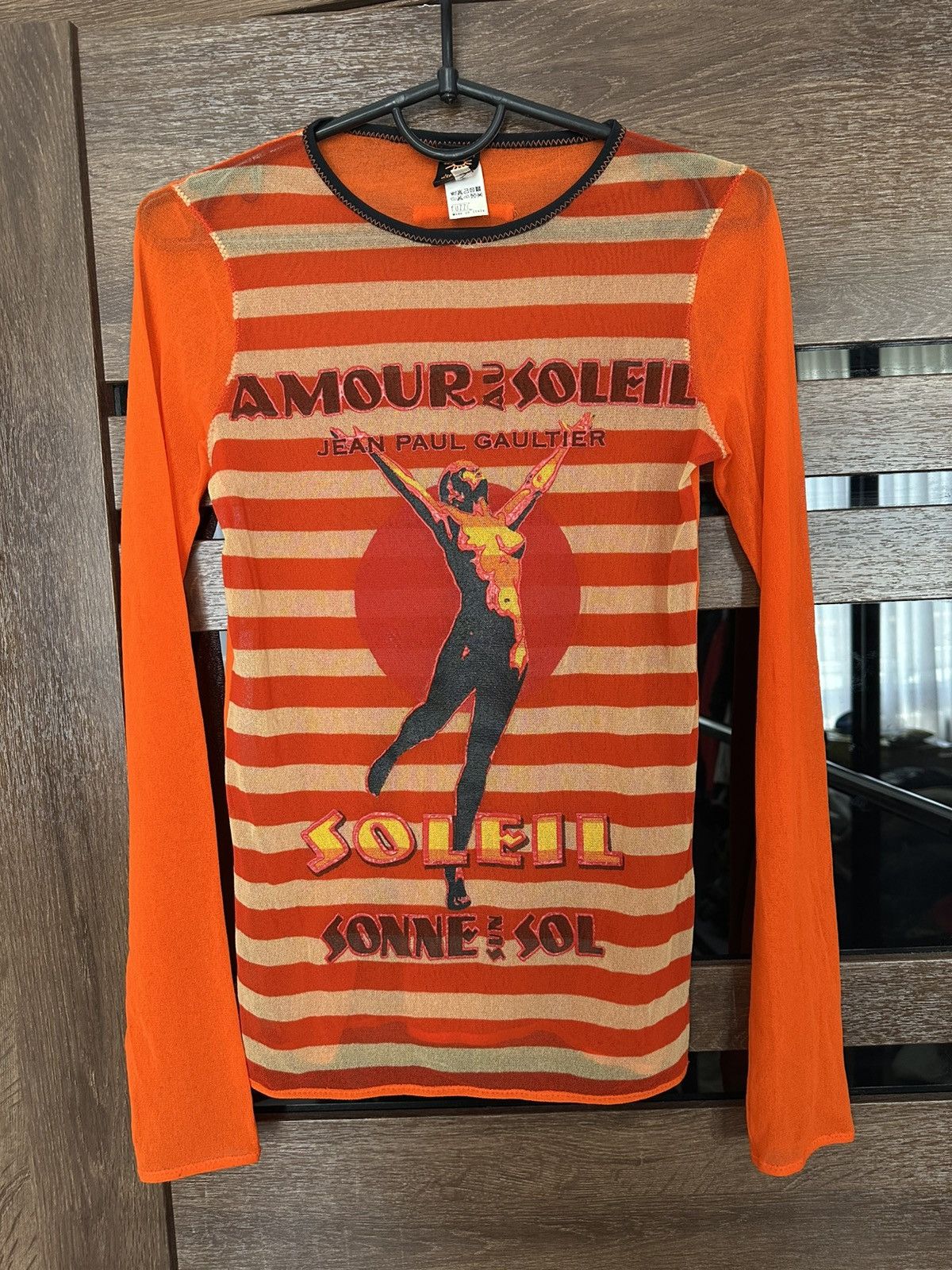 Jean Paul Gaultier Jean Paul Gaultier Amour Au Soleil JPG Vintage Mesh Top L/S Size M / US 6-8 / IT 42-44 - 2 Thumbnail