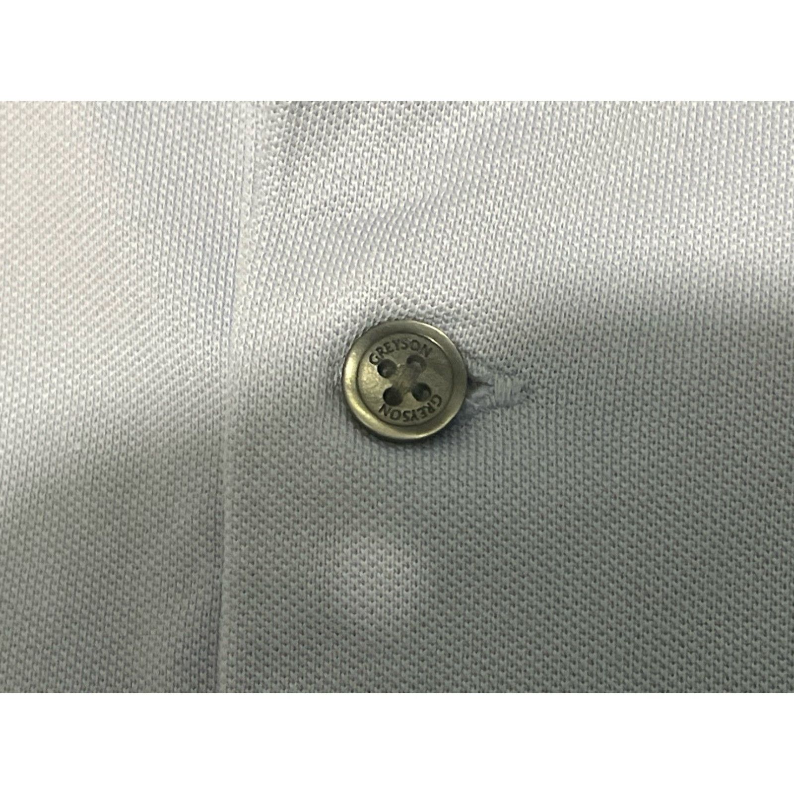 Vintage Greyson Polo Shirt Men L Purple Short Sleeve Knit Cotton Nylon Spandex Graphic Skull Sports Golf 90s (Peter Millar Crown) Mens Size US L / EU 52-54 / 3 - 5 Thumbnail