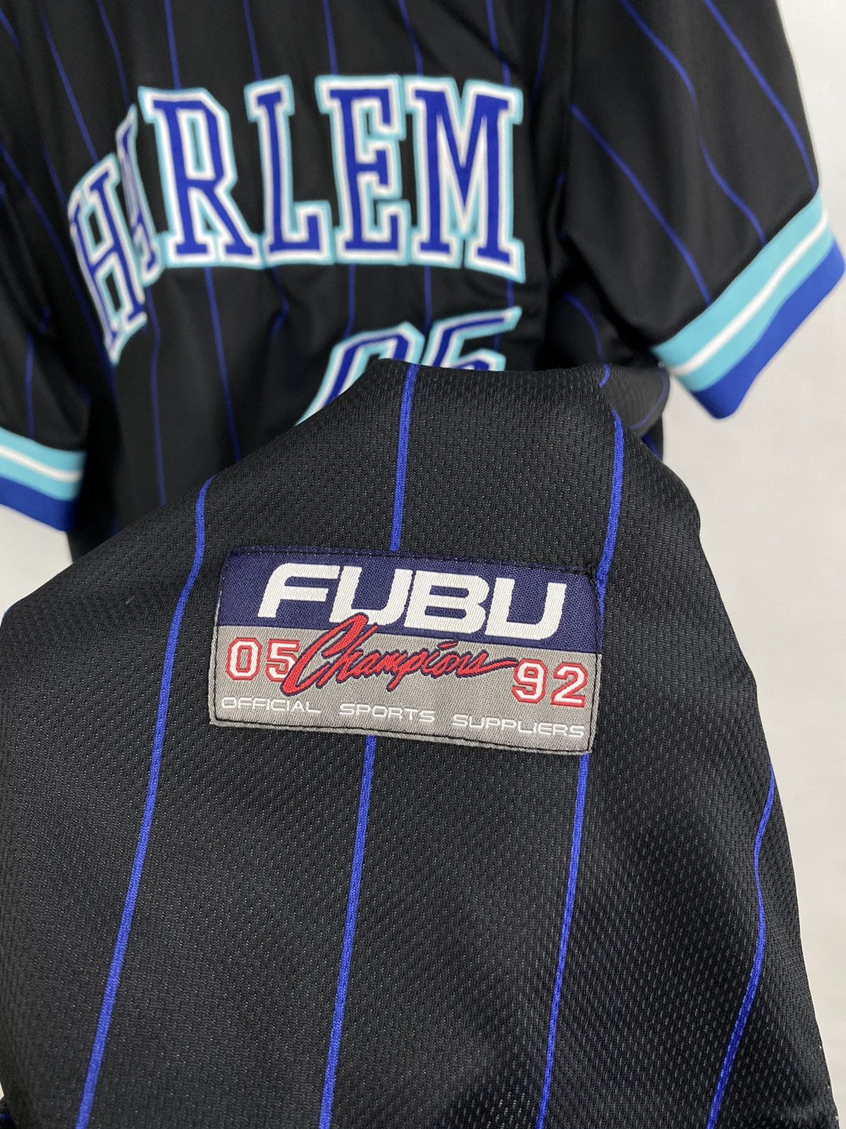 Fubu 🇺🇸 Vintage 90s Fubu Harlem 05 Baseball Stussy Style t-shirt Size US M / EU 48-50 / 2 - 5 Thumbnail