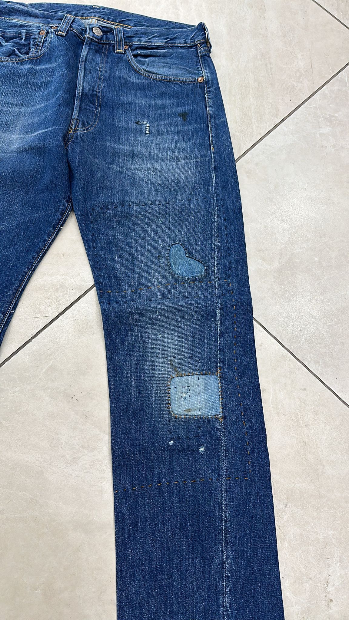 Levi's Vintage Clothing LVC Levi's Vintage Clothing 1947 501XX BigE Selvedge Jeans Size US 32 / EU 48 - 3 Thumbnail