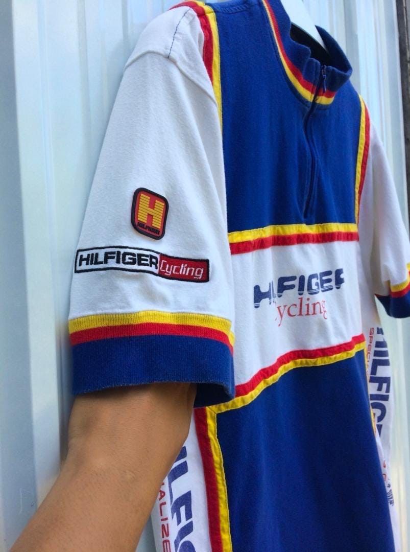 Tommy Hilfiger × Vintage Vtg 90s Tommy Hilfiger cycling gear shirt for specialized Size US L / EU 52-54 / 3 - 3 Thumbnail