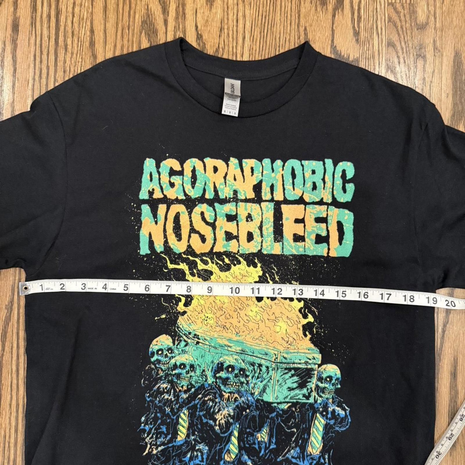 Gildan Agoraphobic Nosebleed - Coffin Shirt - M Size US M / EU 48-50 / 2 - 3 Thumbnail