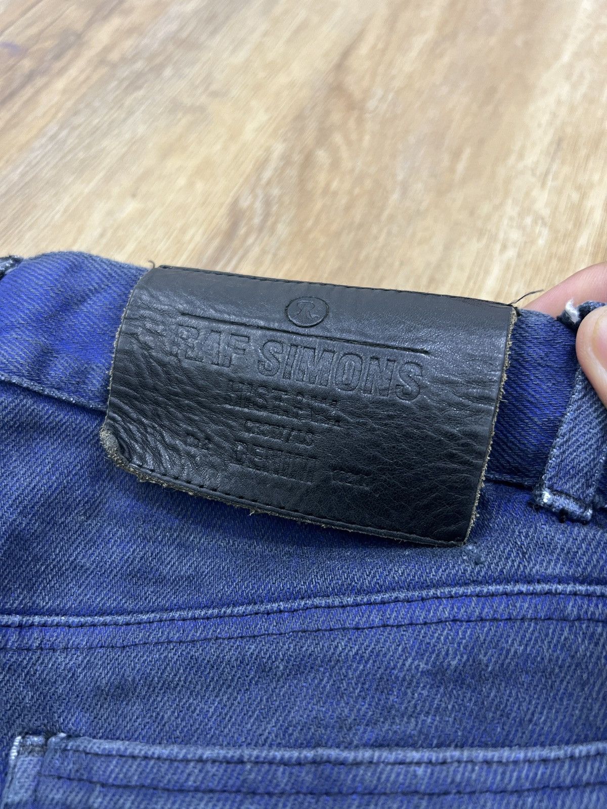 Designer × Japanese Brand × Raf Simons VINTAGE RAF SIMONS AUTUMN WINTER 2005-2006 DESIGNER DENIM Size US 30 / EU 46 - 6 Thumbnail