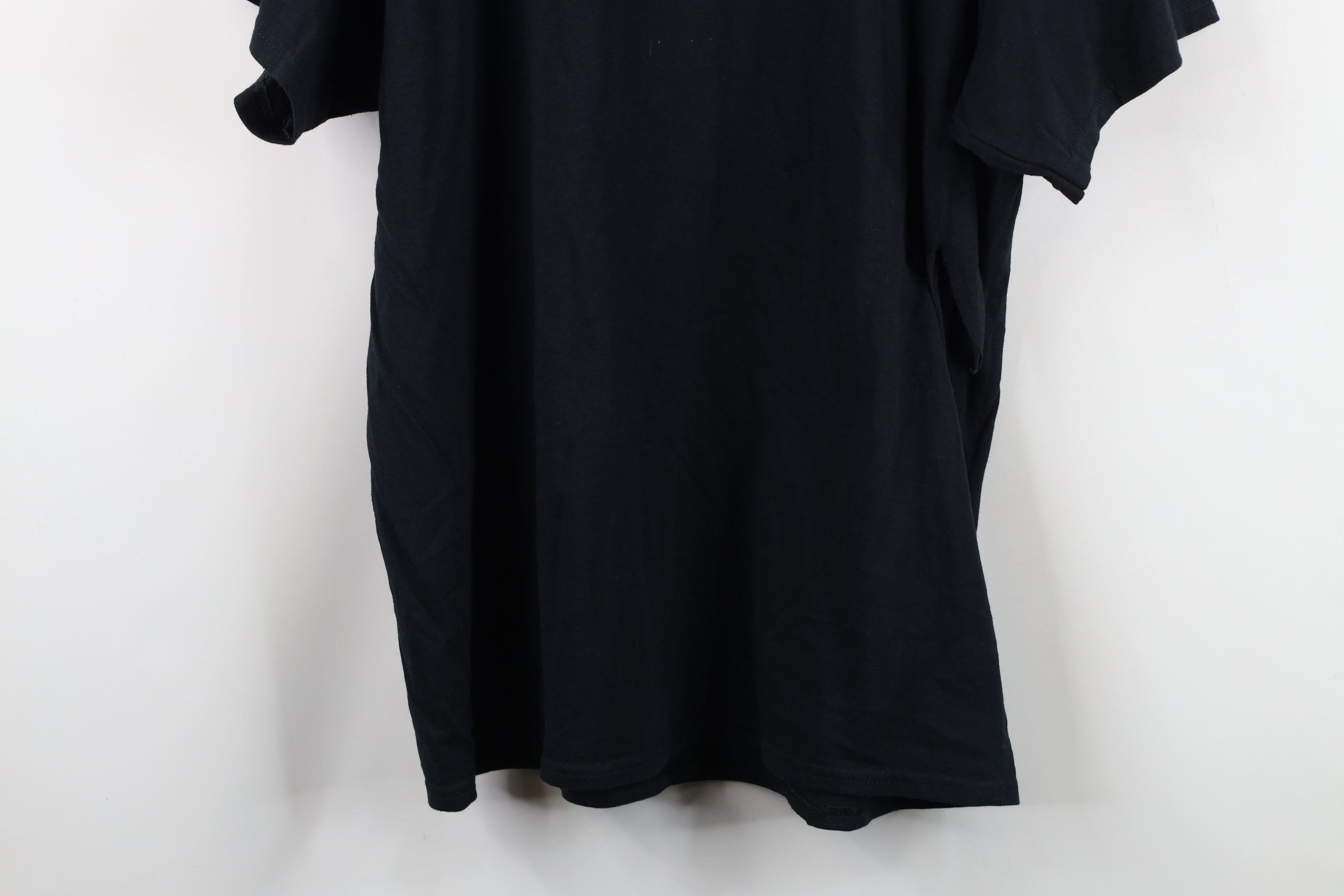 Vintage Vintage 90s Streetwear Baggy Distressed Cotton T-Shirt Black Size US L / EU 52-54 / 3 - 13 Thumbnail