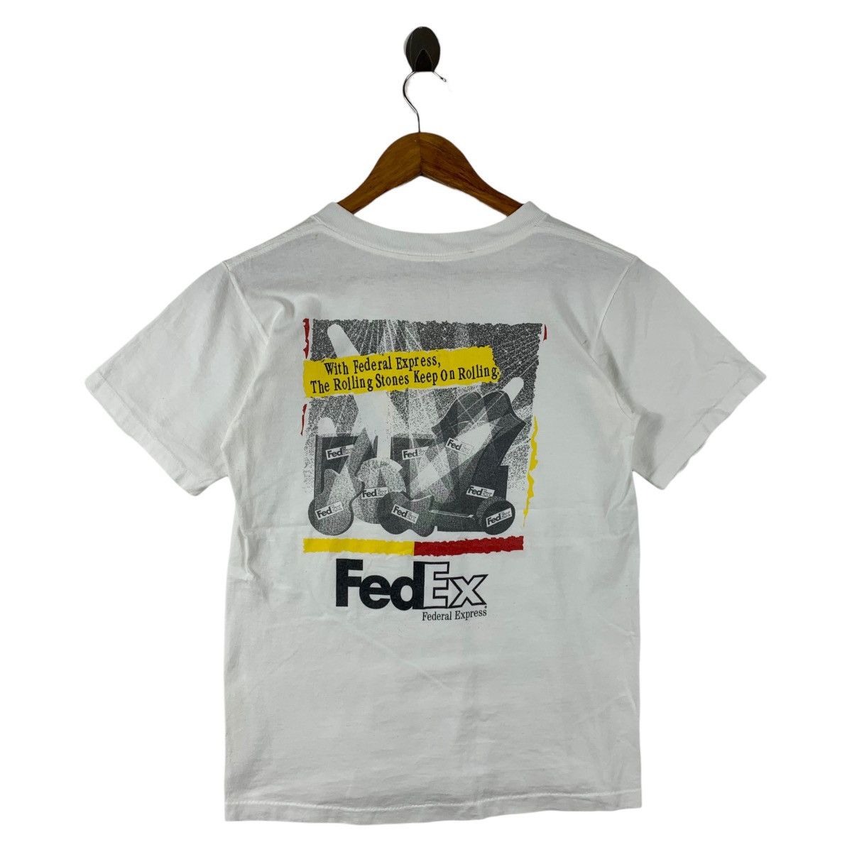 Other Vintage ROLLING STONES fedex express spellout tee Size US XS / EU 42 / 0 - 1 Thumbnail