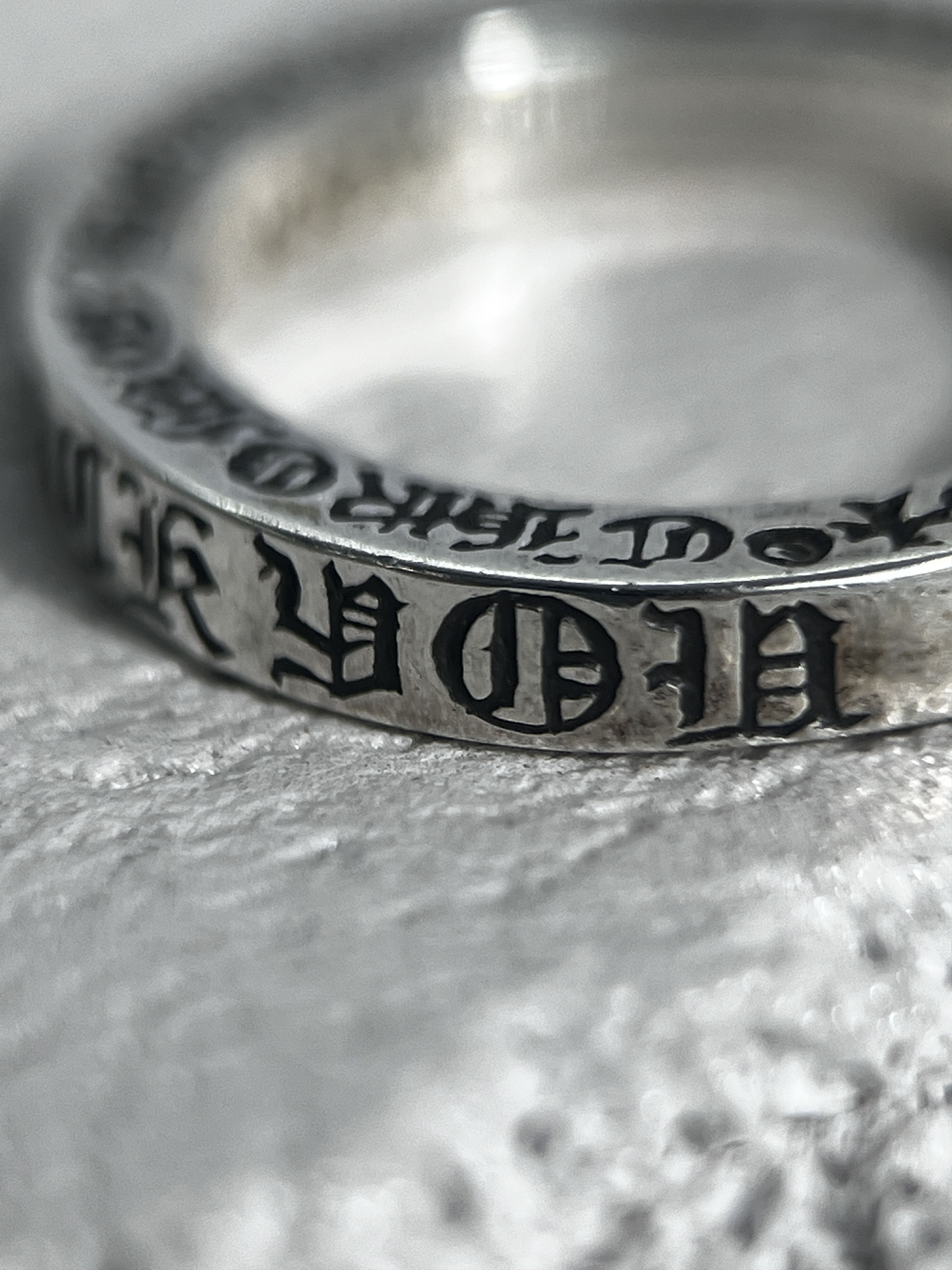 Chrome Hearts Chrome Hearts Script Spacer Ring .925 Size US7 Size ONE SIZE - 13 Thumbnail
