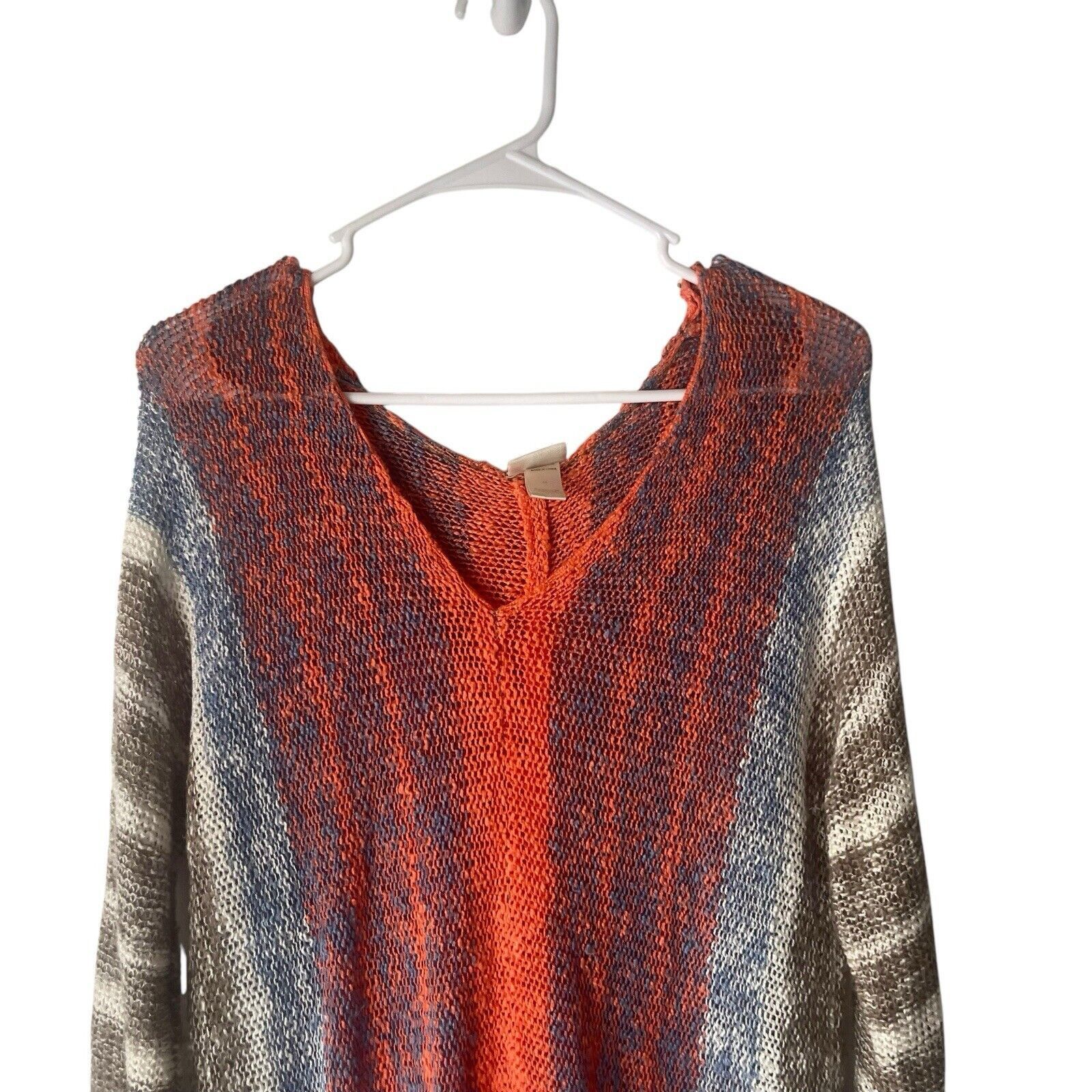 Other The Buckle Day Trip Rainbow Open Knit Oversized Sweater Size M / US 6-8 / IT 42-44 - 2 Thumbnail