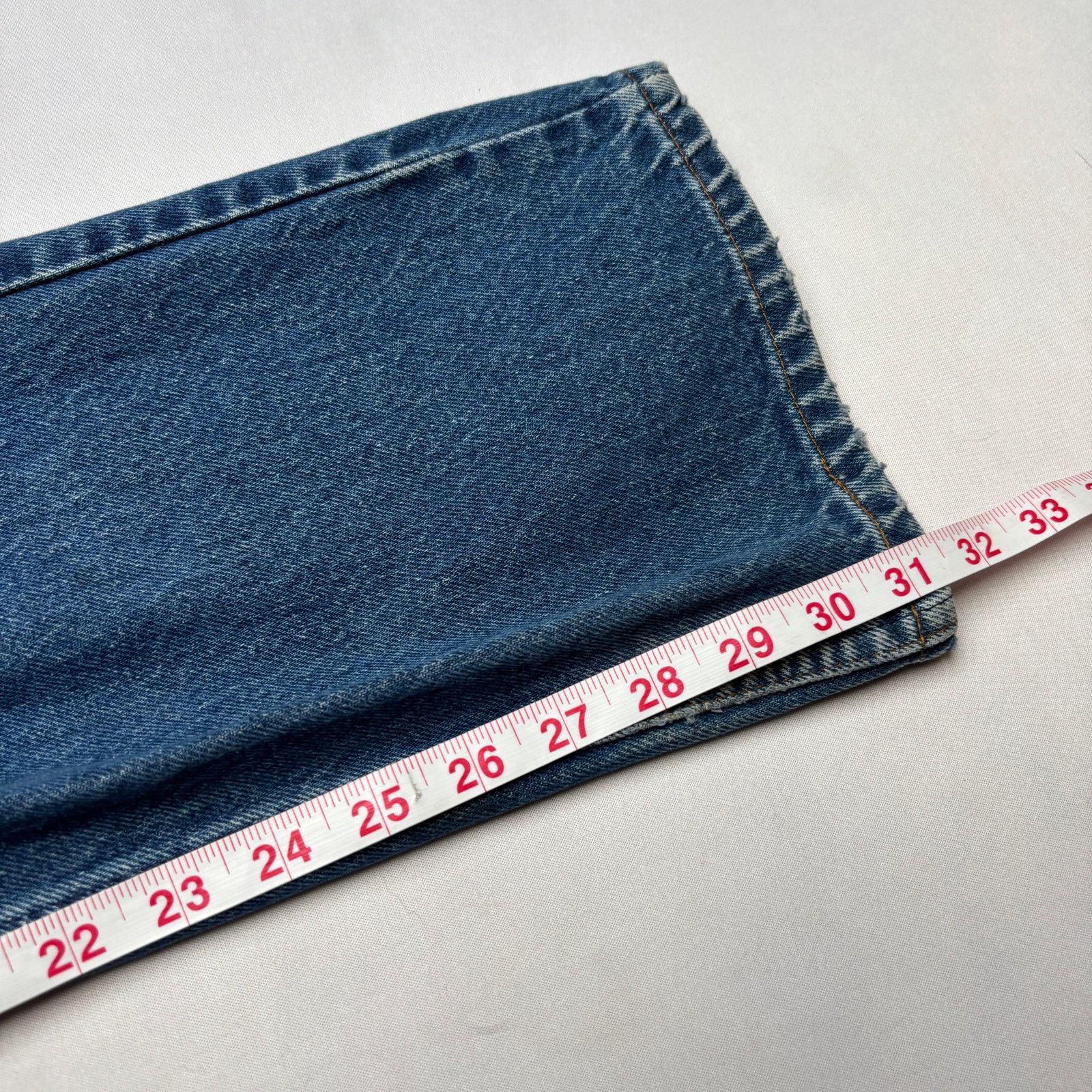 Levi's Vintage 80s Levi's 519 0217 Orange Tab Jeans Men's 34x31.5 Size US 34 / EU 50 - 7 Thumbnail