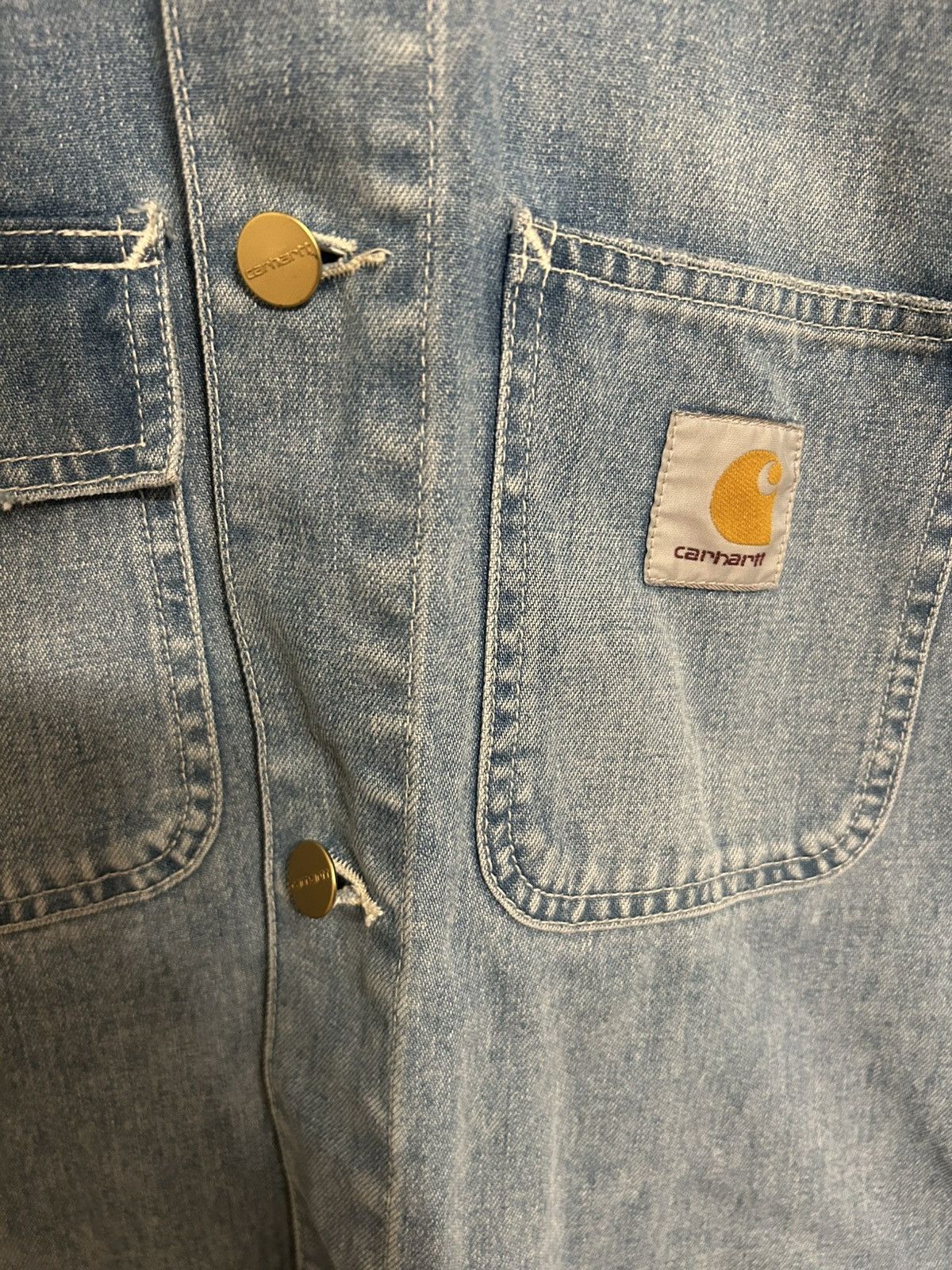 Carhartt Vintage Carhartt Denim Jacket Size US L / EU 52-54 / 3 - 3 Thumbnail