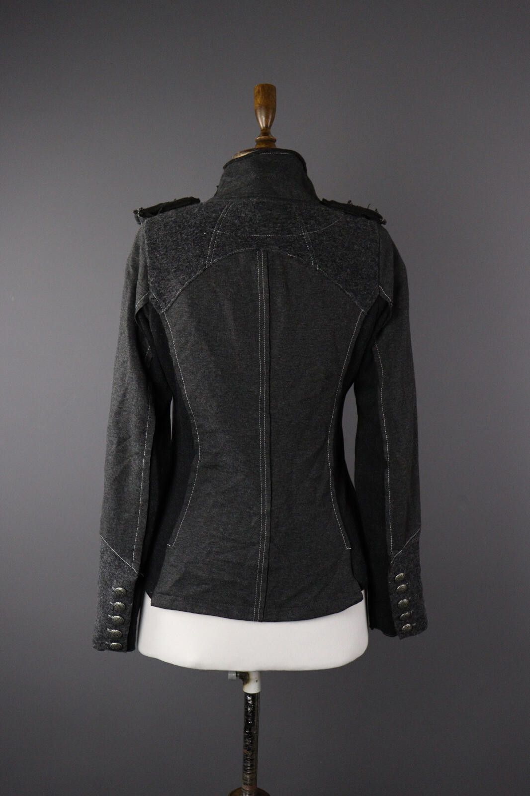 Designer Ladies Tredy Wool Designer Casual Duffle Coat Jacket Size 36 Size M / US 6-8 / IT 42-44 - 5 Thumbnail