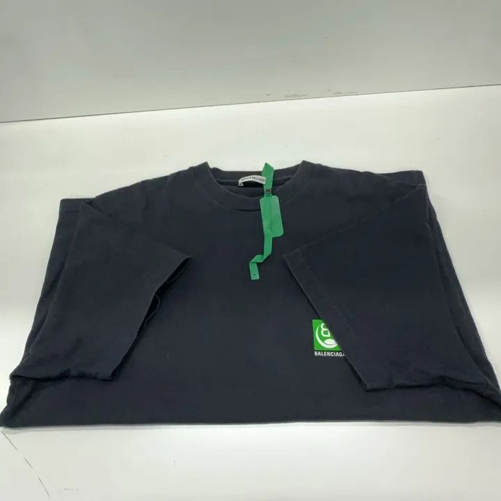 Balenciaga Balenciaga Eco-Friendly Logo Print Short Sleeve T-Shirt 007 Size S / US 4 / IT 40 - 3 Thumbnail