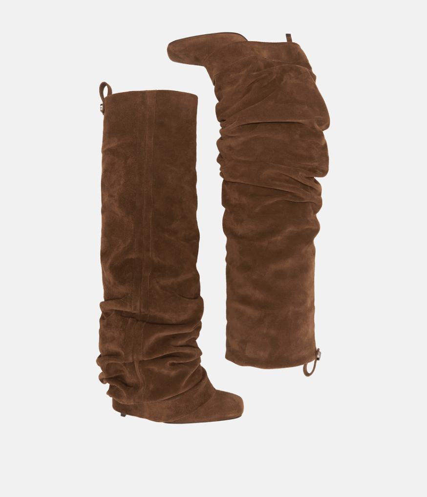 The Attico Rea Suede Leather Tube Boots Size US 7.5 / IT 37.5 - 1 Thumbnail