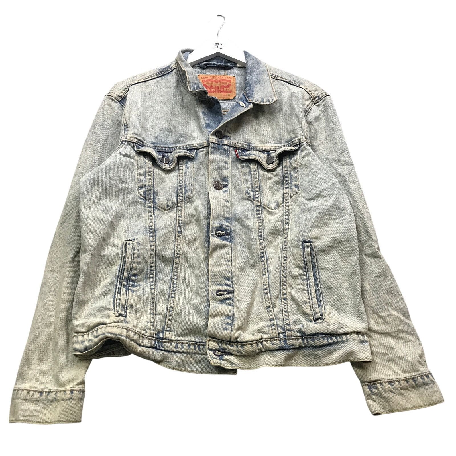 Levi's Levis Strauss & Co. Denim Jeans Trucker Jacket Womens M Blue Size M / US 6-8 / IT 42-44 - 1 Thumbnail