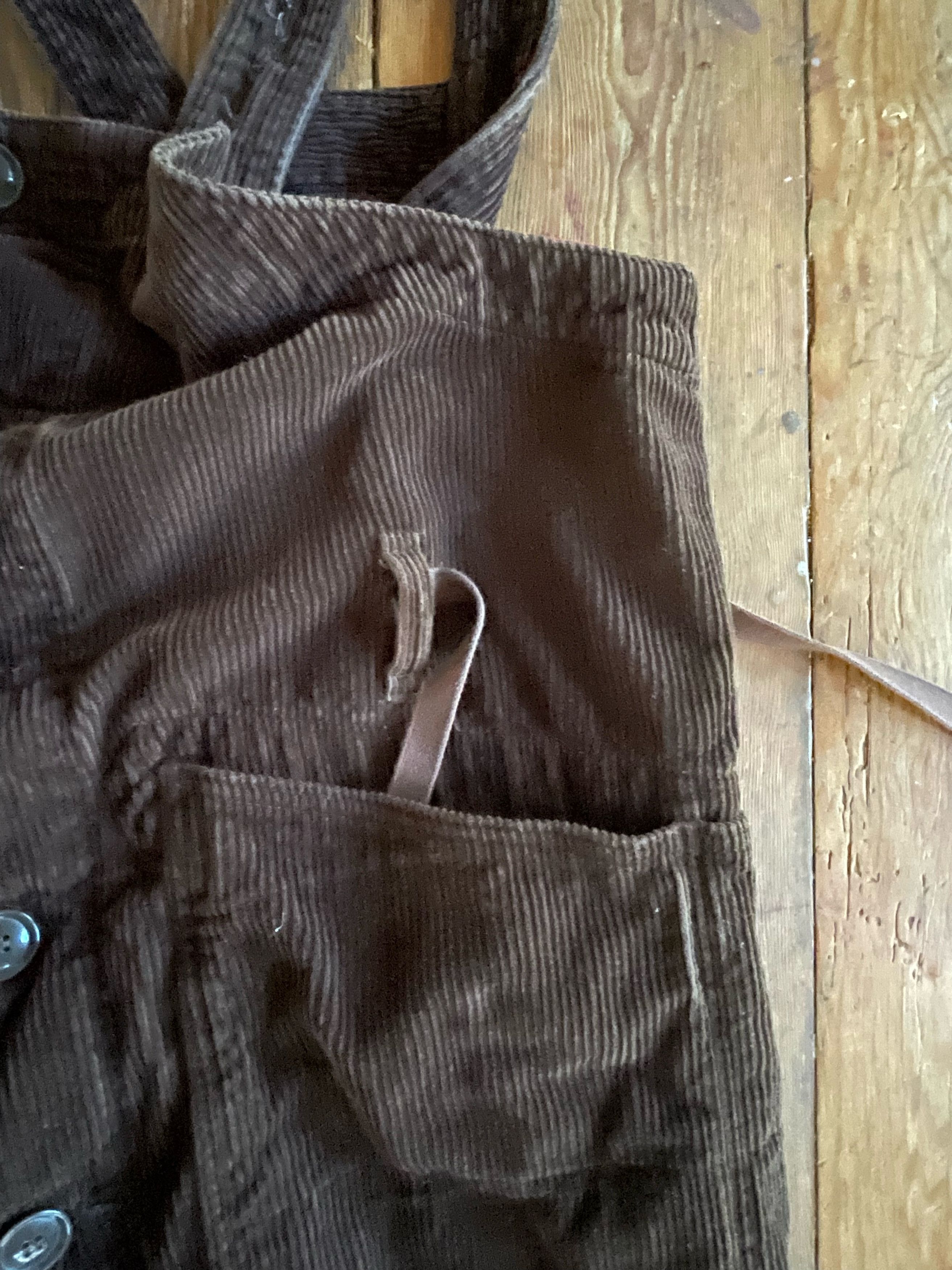 Engineered Garments Brown 8 Wale Cotton Corduroy Waders / Overalls, FW21 Size US 32 / EU 48 - 3 Thumbnail