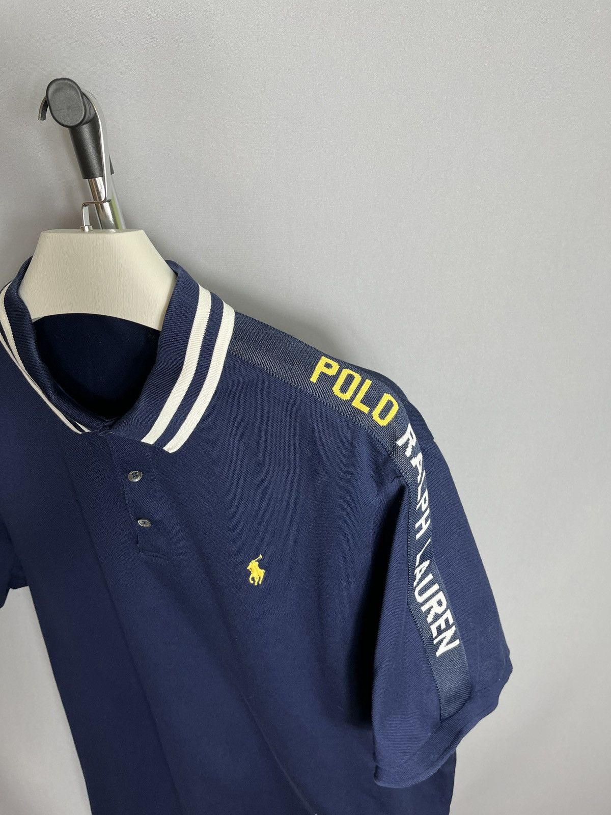 Polo Ralph Lauren × RRL Ralph Lauren Polo Ralph Lauren Classic Fit Men’s Blue cotton short sleeve Size US XL / EU 56 / 4 - 3 Thumbnail