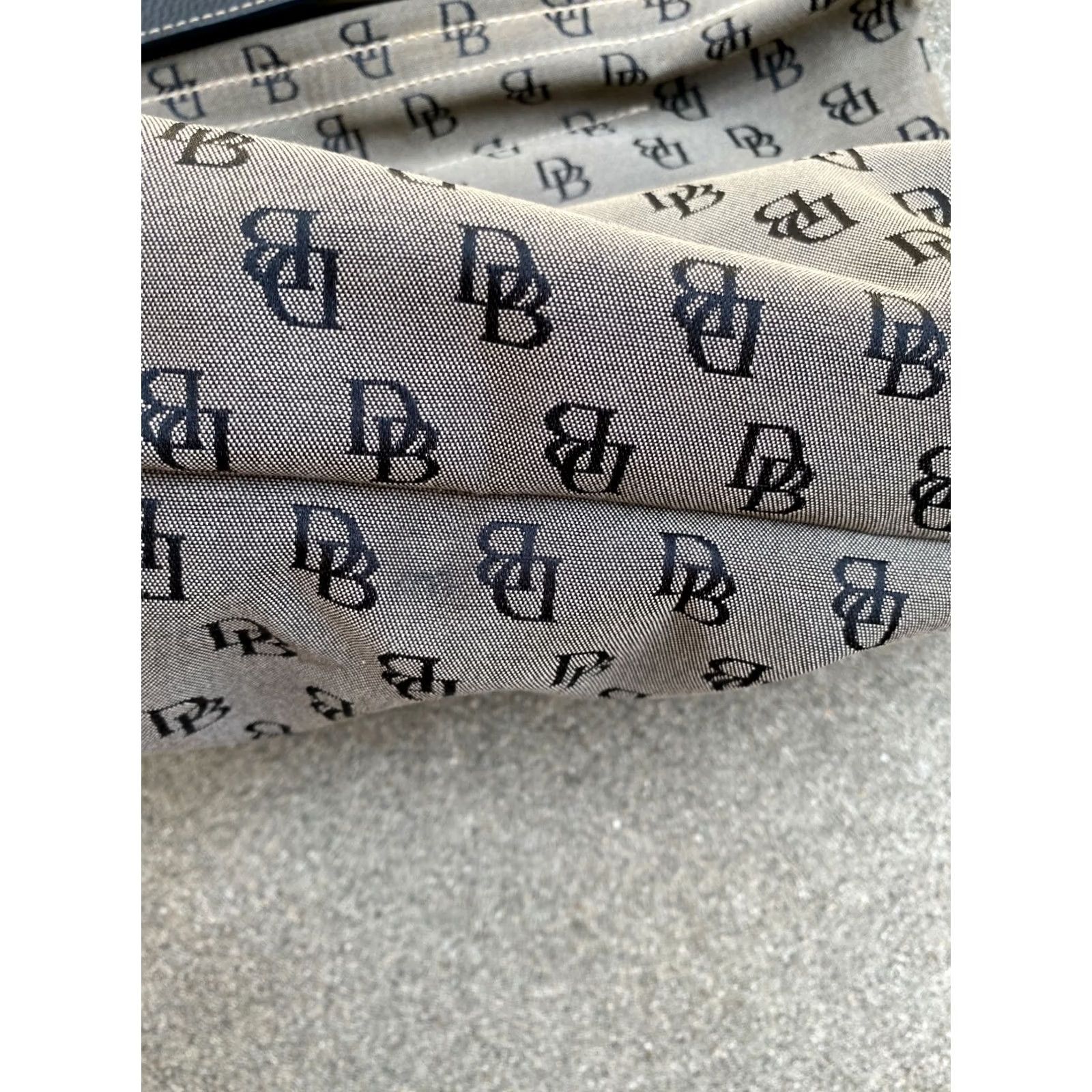 Dooney & Bourke Dooney & Bourke Women's Vintage Designer DB Monogram Shoulder Bag Purse Size ONE SIZE - 3 Thumbnail
