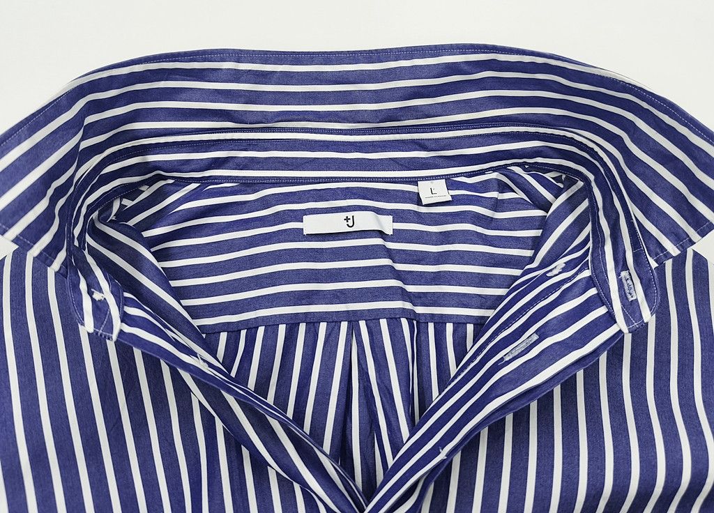 Jil Sander × Uniqlo UNIQLO x JIL SANDER oversized blue stripe Size US L / EU 52-54 / 3 - 5 Thumbnail