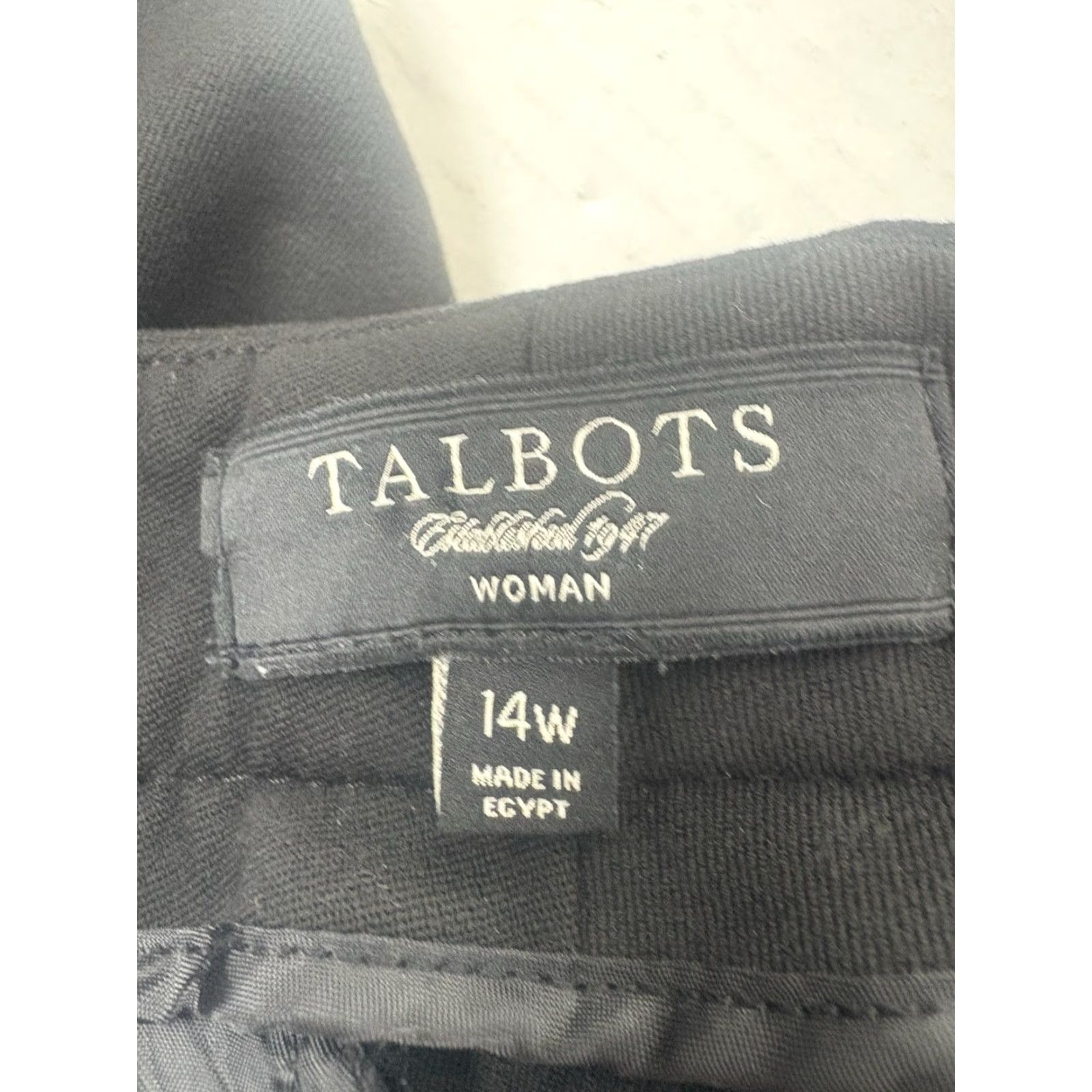 Talbots Talbots Dress Pants Women Size 14W Black Straight Size 36" / US 14 / IT 50 - 7 Thumbnail